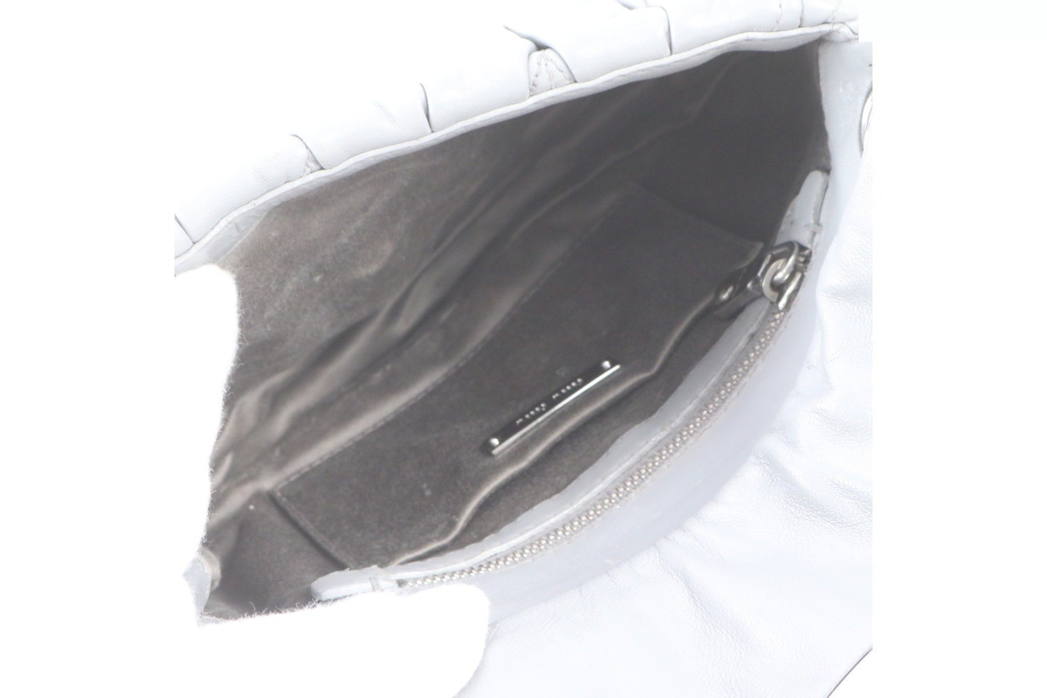 Matelassé Chain Crossbody Leather Shoulder Bag — view 7