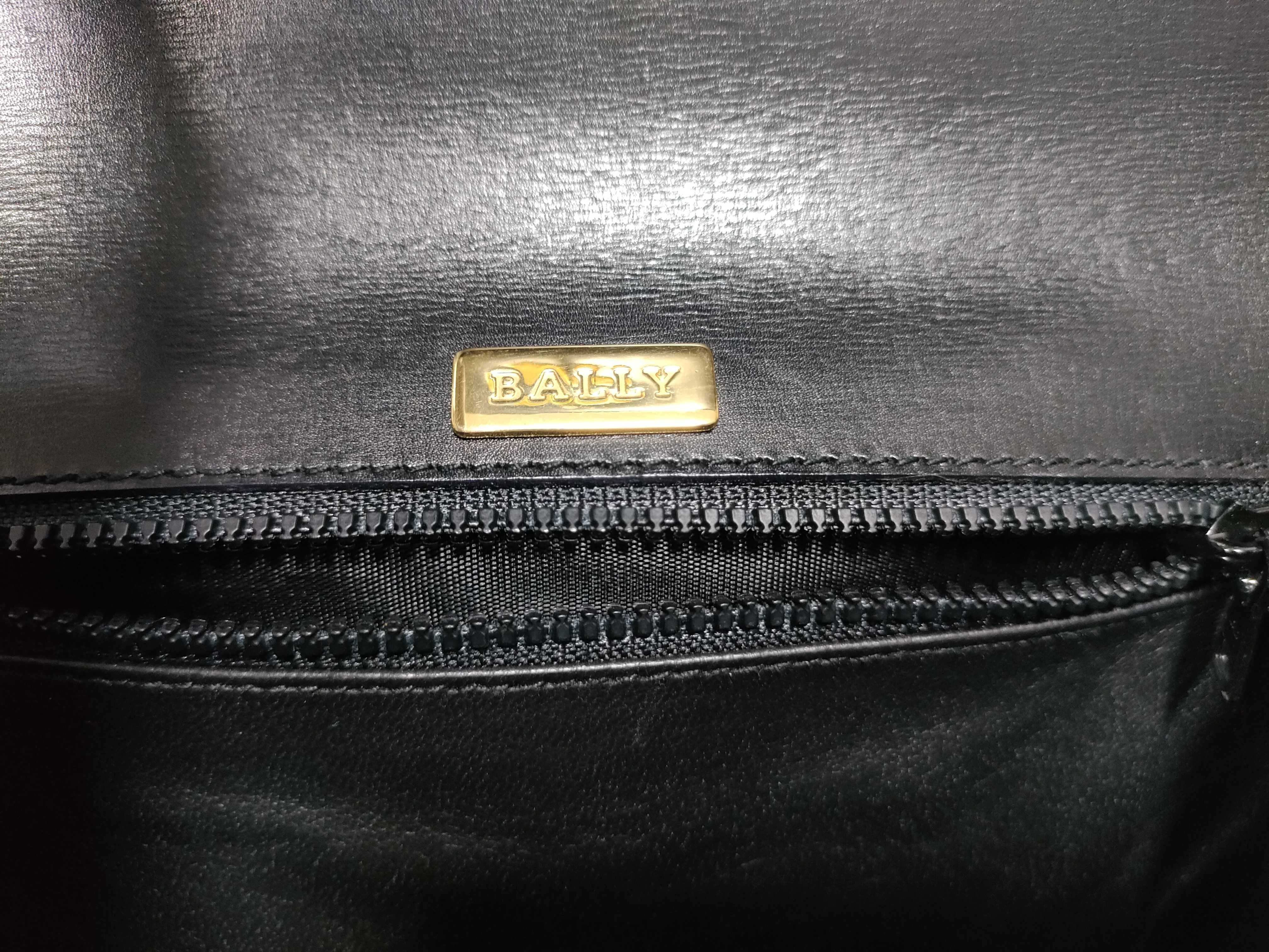 BALLY 2-way Leather Handbag, Black — view 14