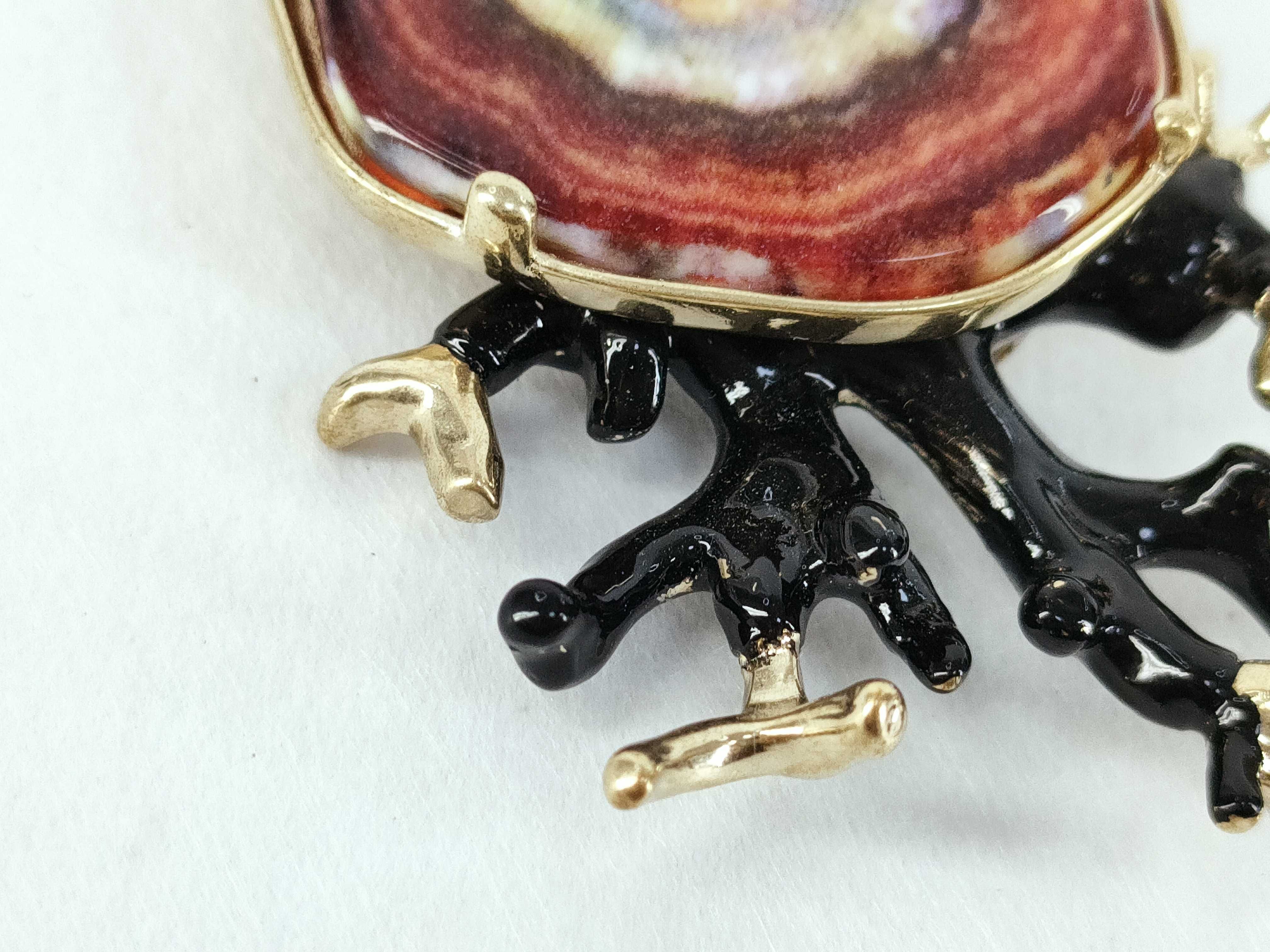 Coral Brooch — view 8