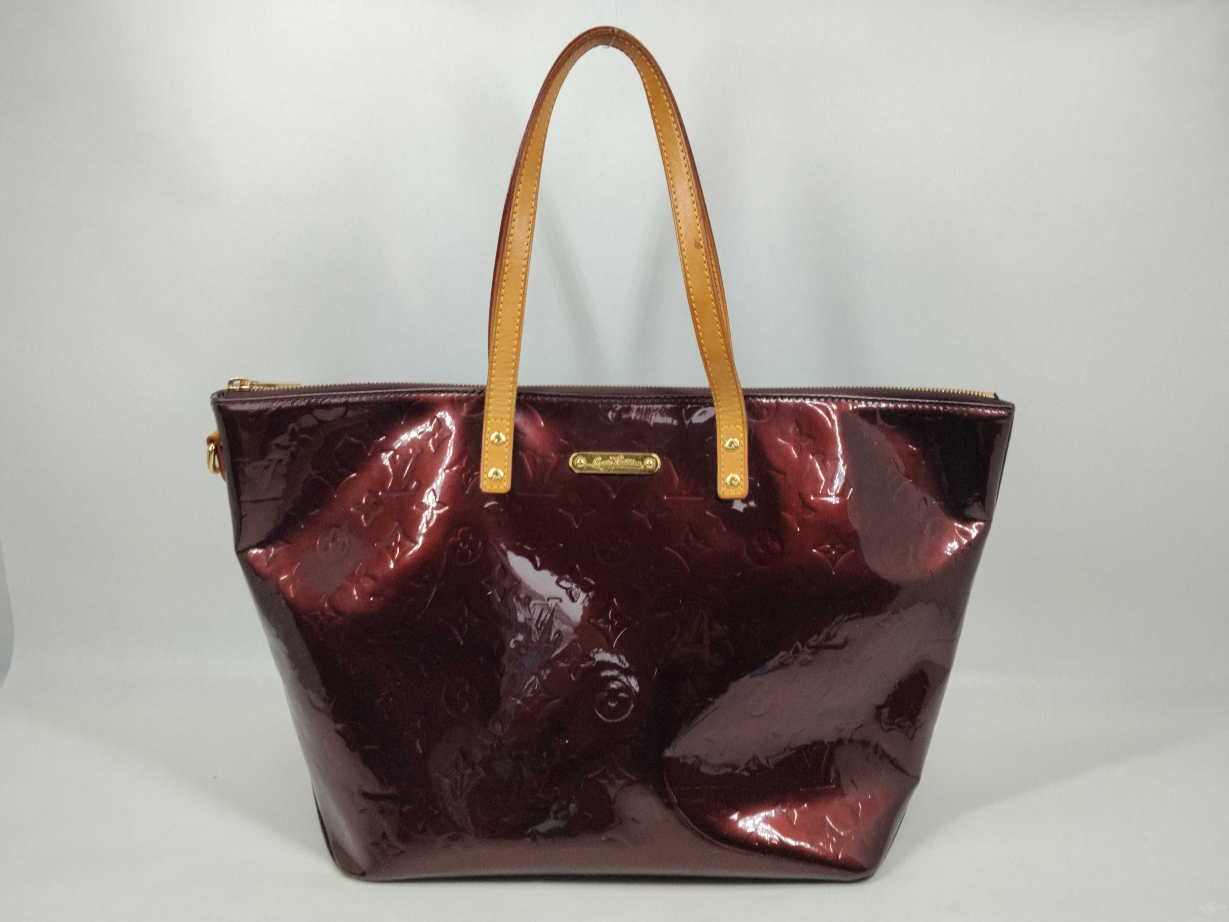 Vernis Louis Vuitton Monogram Vernis Bellevue GM M93589 Amarante Tote Bag