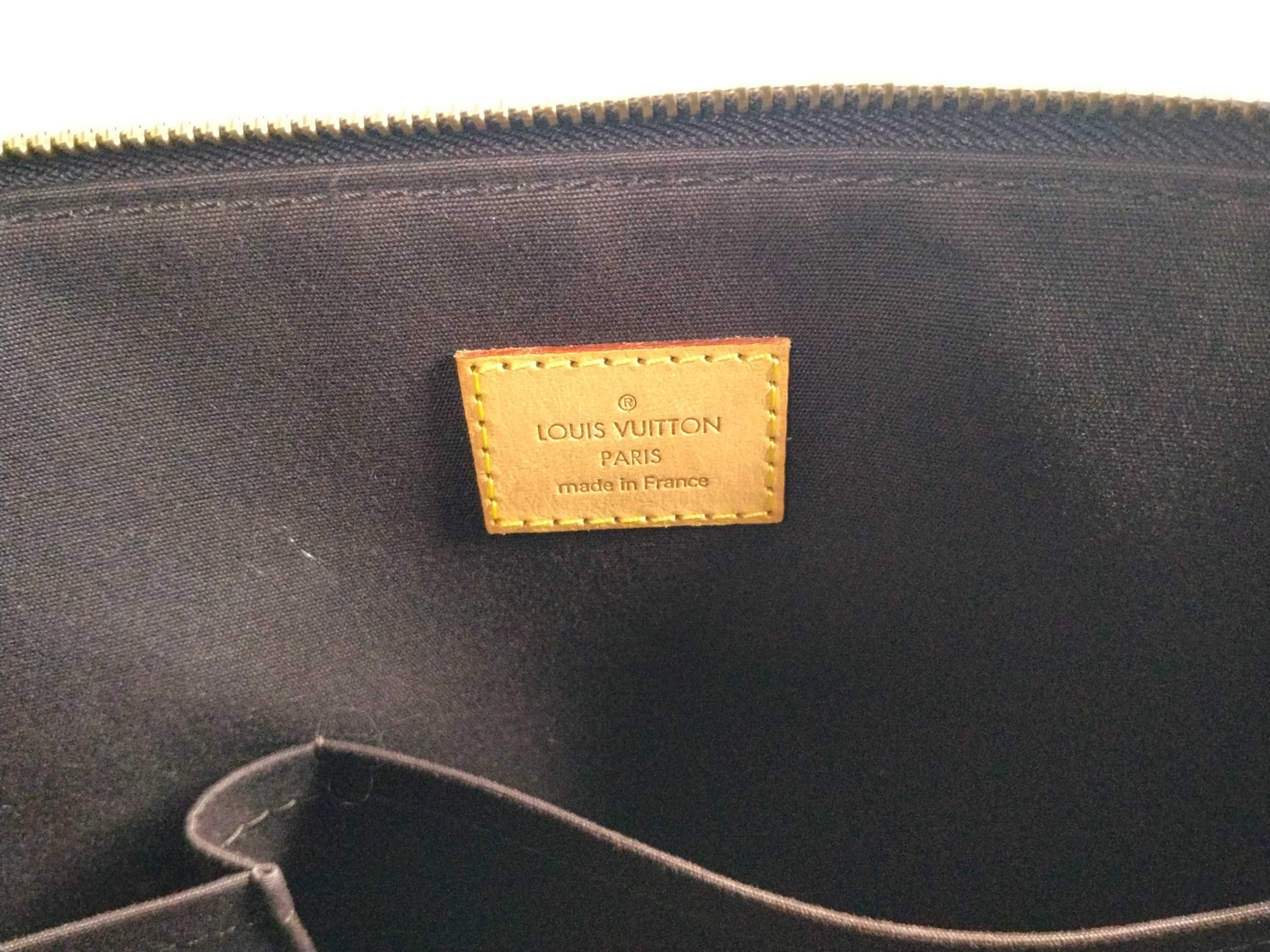 Vernis Louis Vuitton Monogram Vernis Bellevue GM M93589 Amarante Tote Bag — view 14