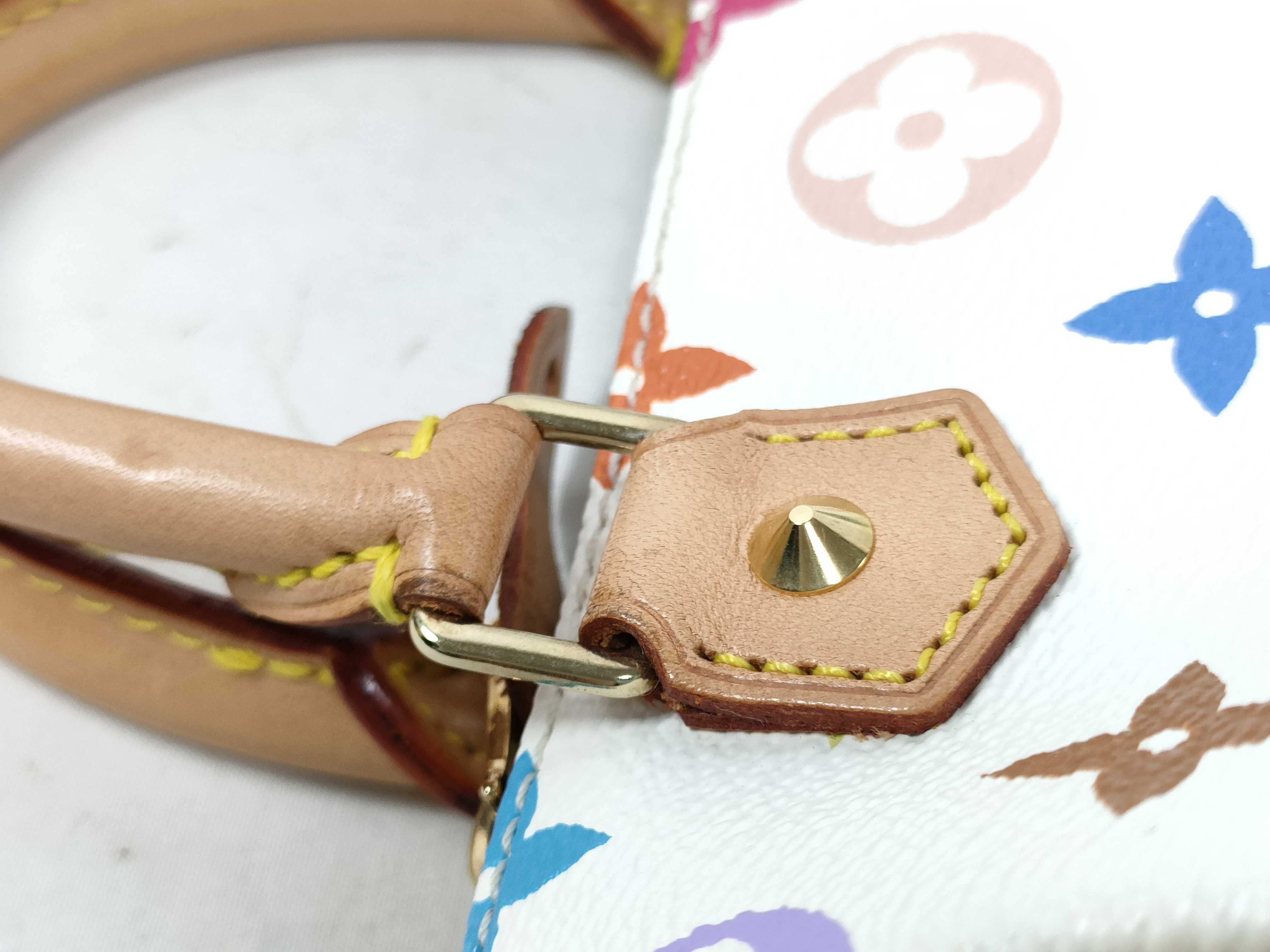 Monogram Multicolor Mini Speedy White Handbag — view 5