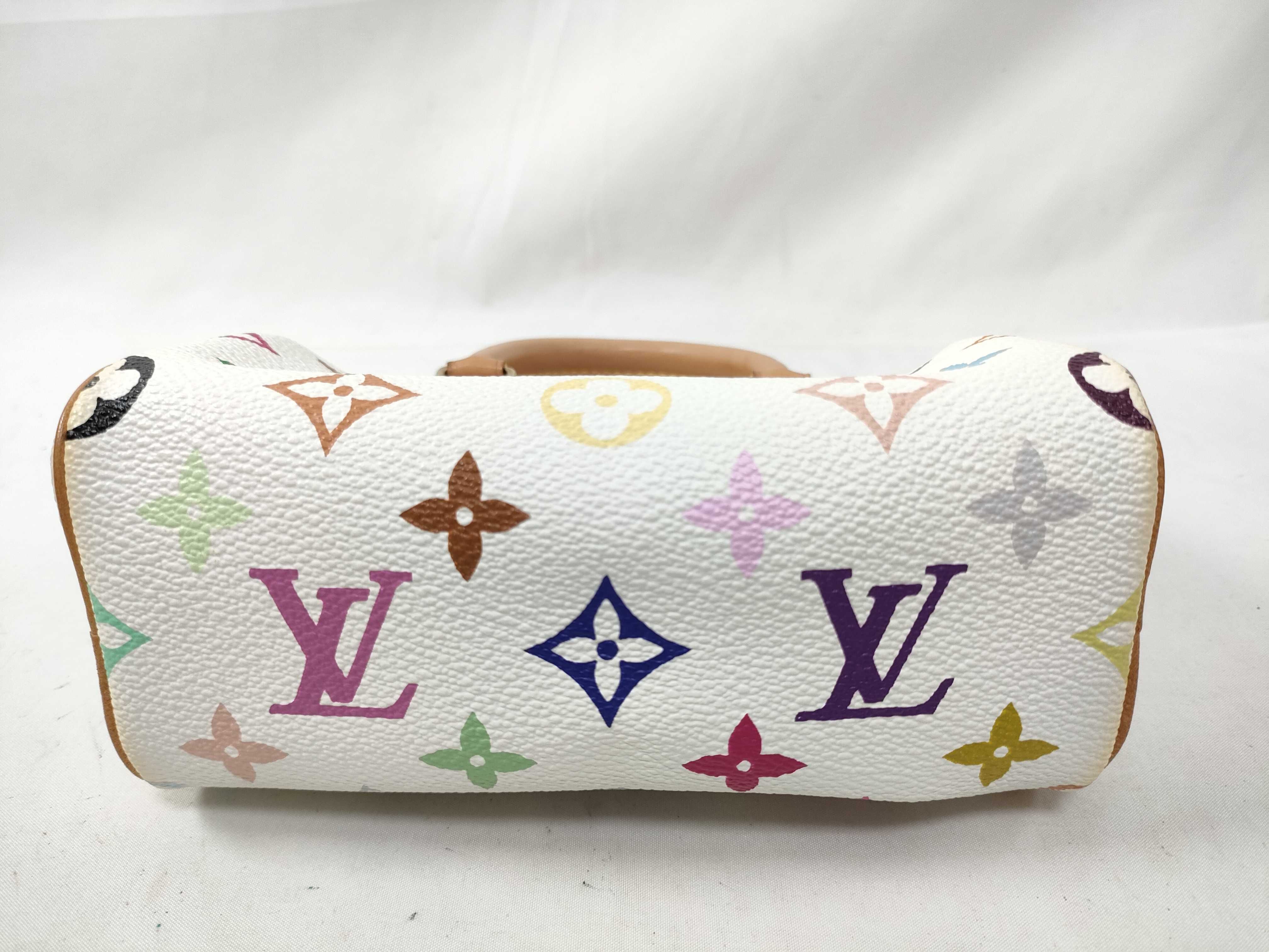 Monogram Multicolor Mini Speedy White Handbag — view 6