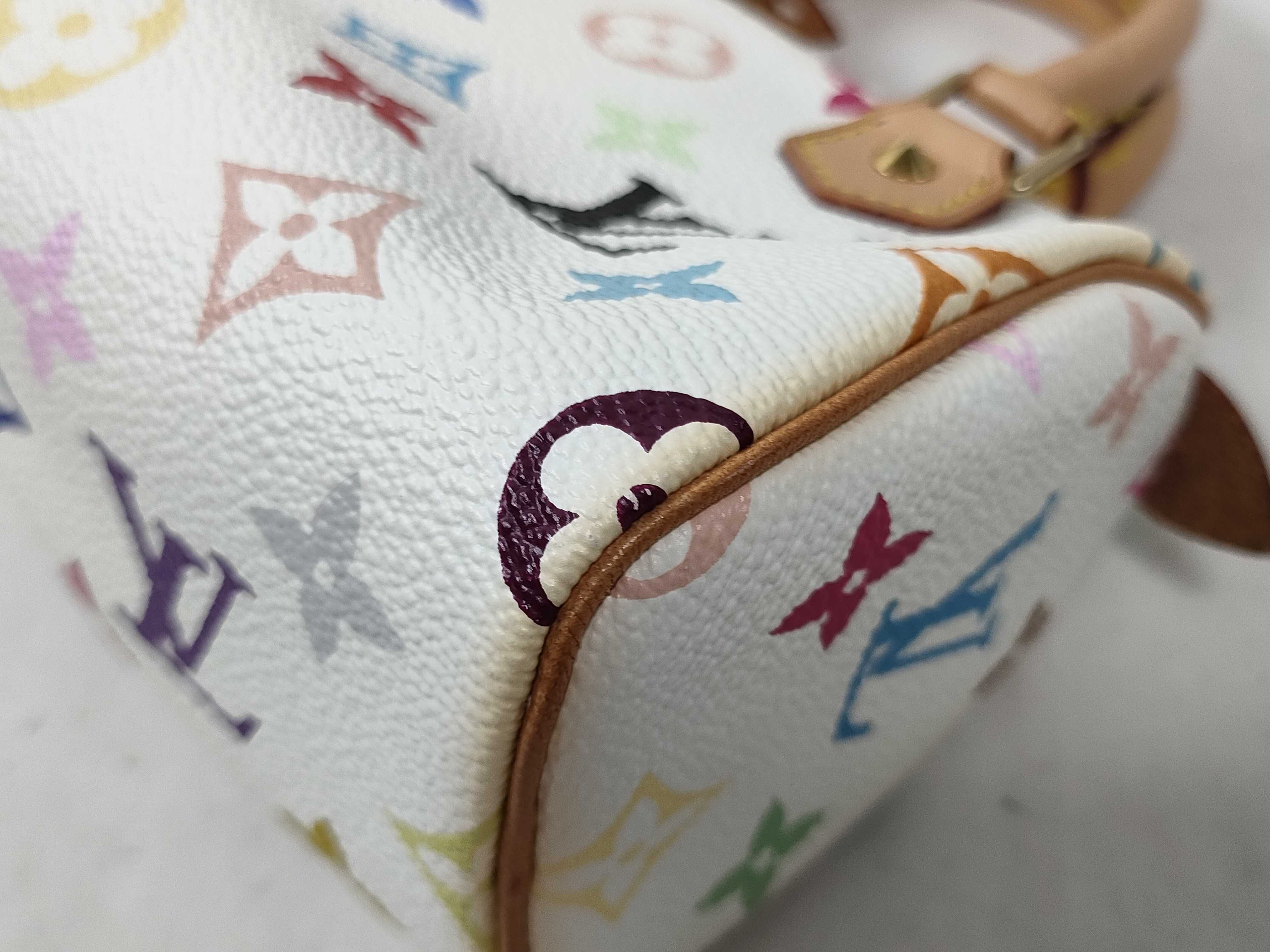 Monogram Multicolor Mini Speedy White Handbag — view 7
