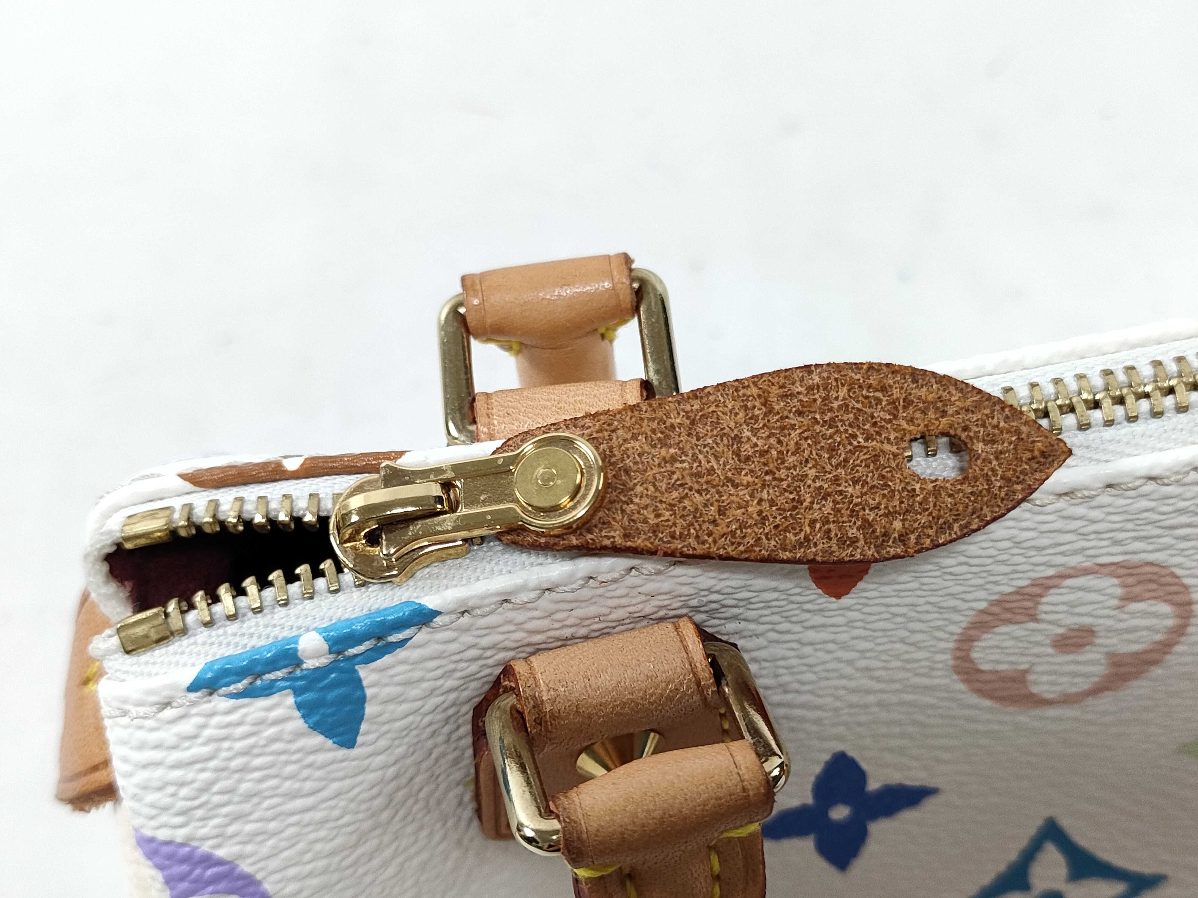 Monogram Multicolor Mini Speedy White Handbag — view 8