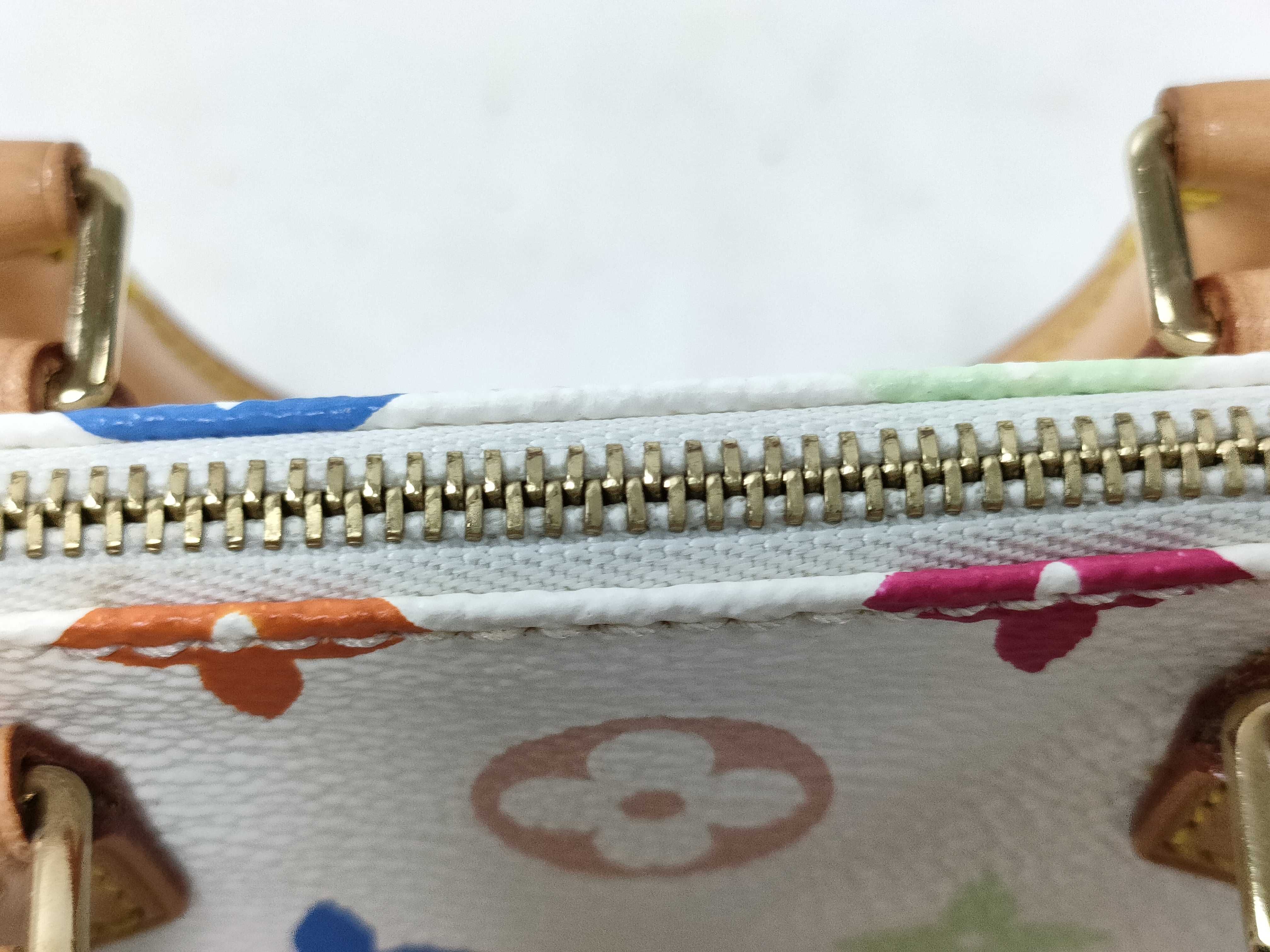 Monogram Multicolor Mini Speedy White Handbag — view 9