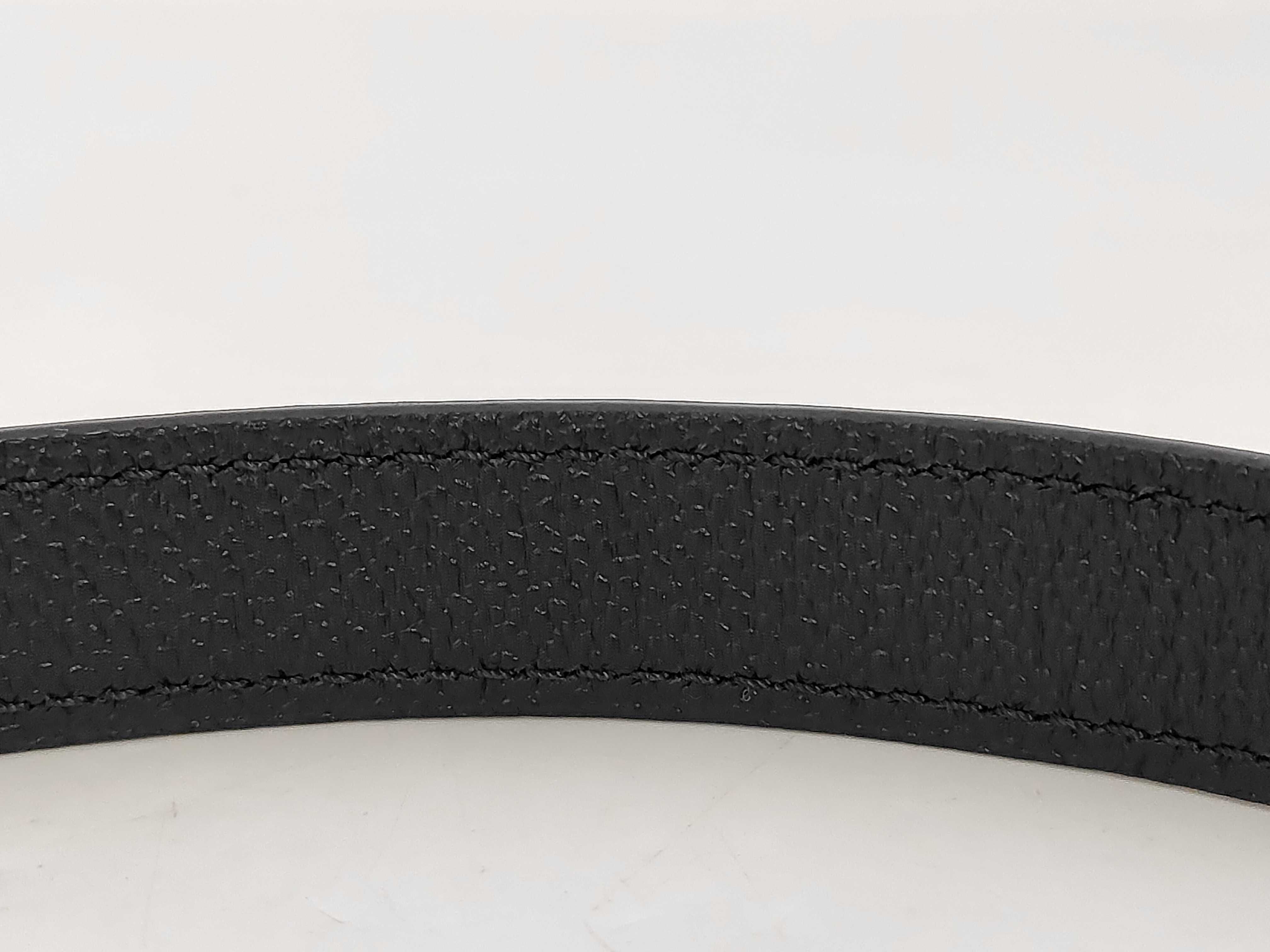 Leather Shoulder Strap, Black, with Dust Bag — view 4