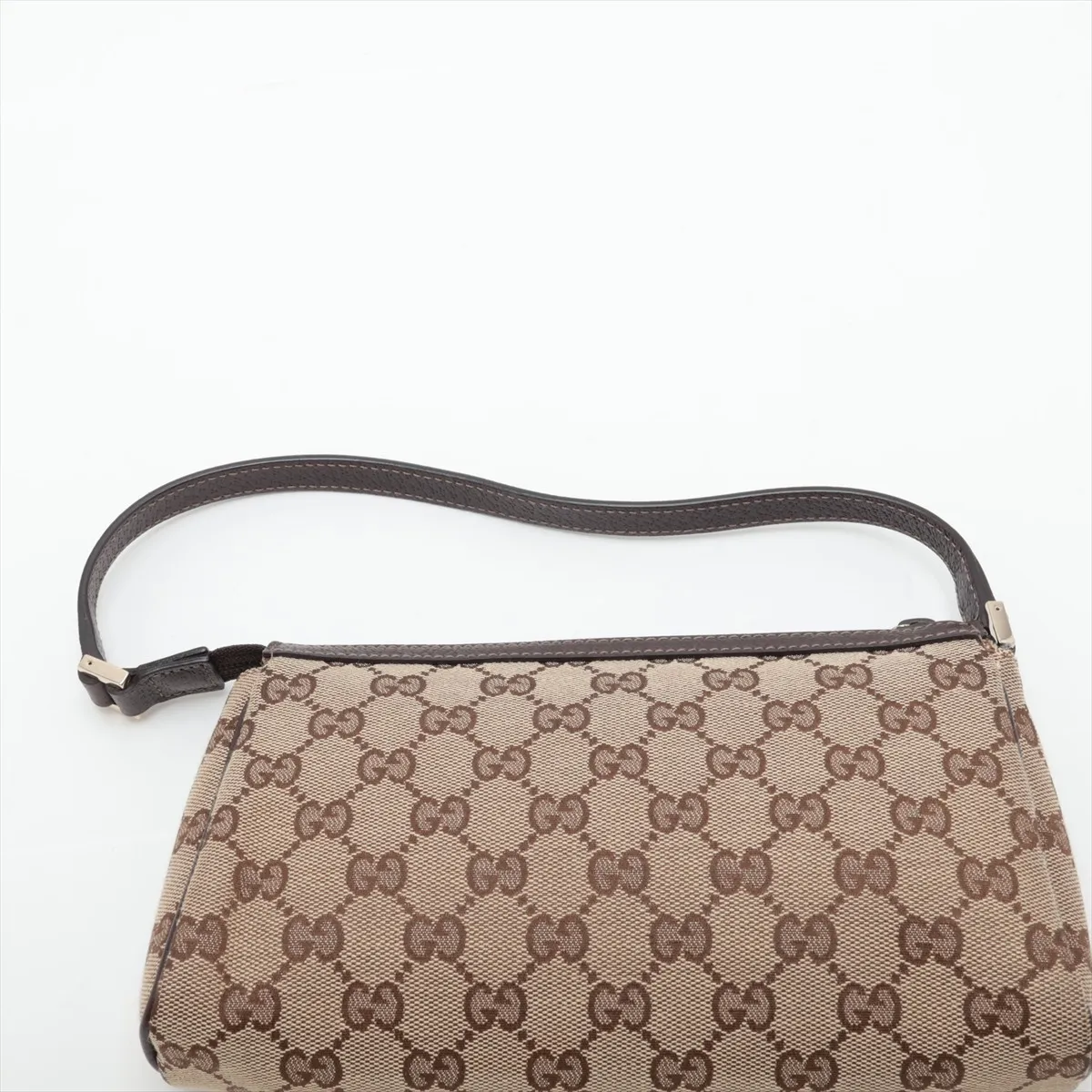 GG Canvas 145750 Canvas Handbag Beige x Brown — view 6