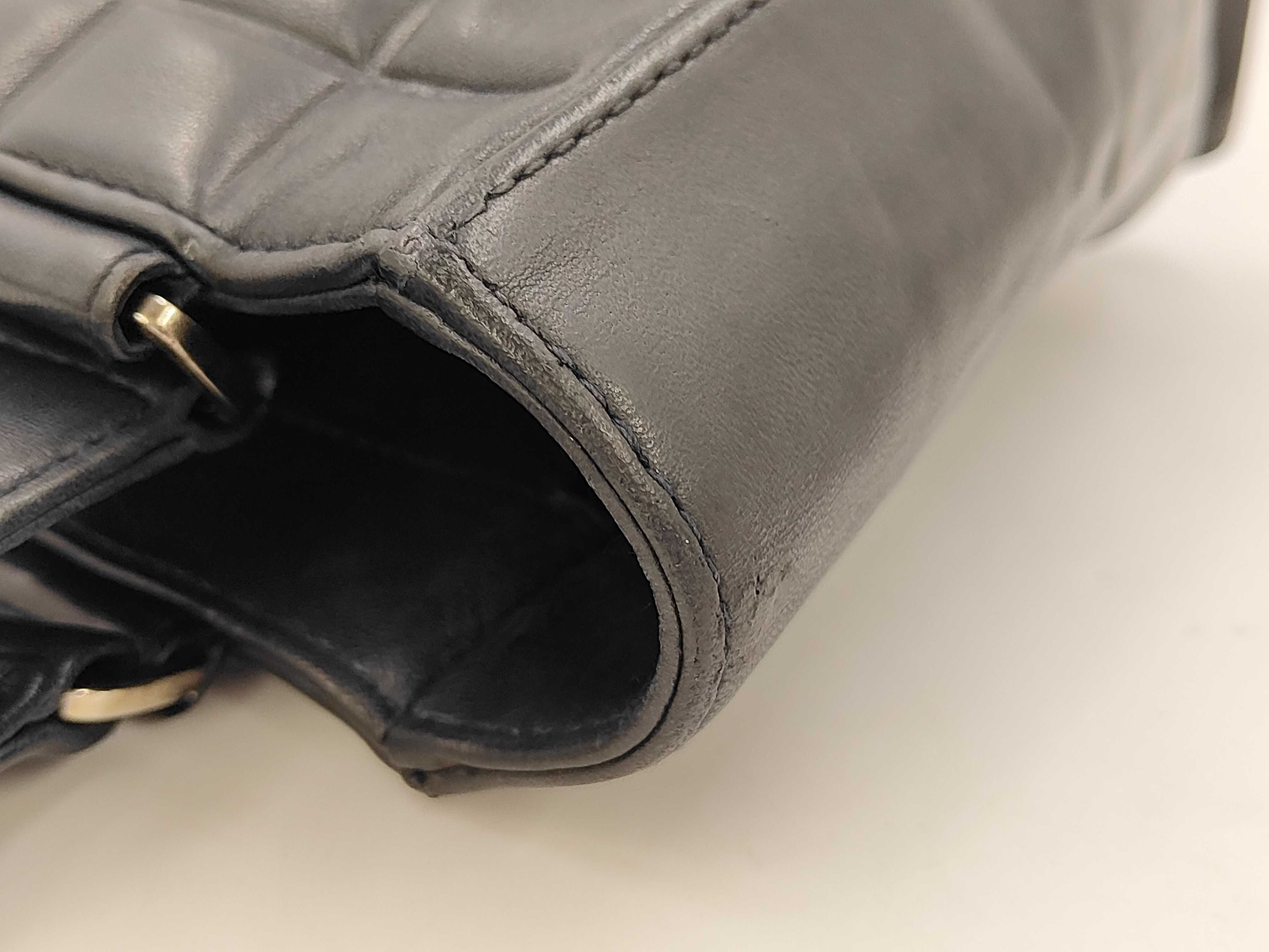Chocolate Bar Lambskin Tote Bag — view 8