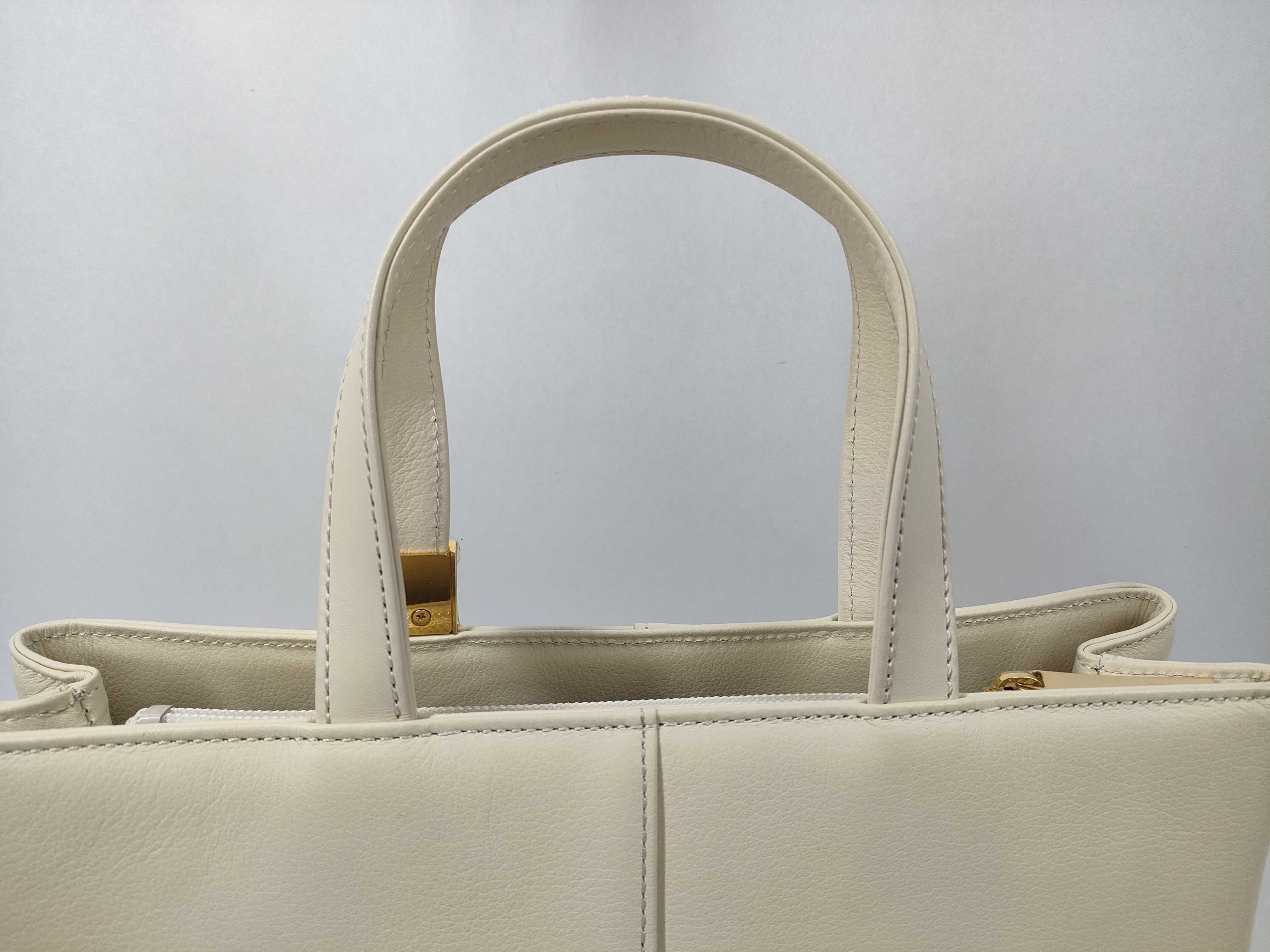 Leather Handbag, White Handbag — view 3