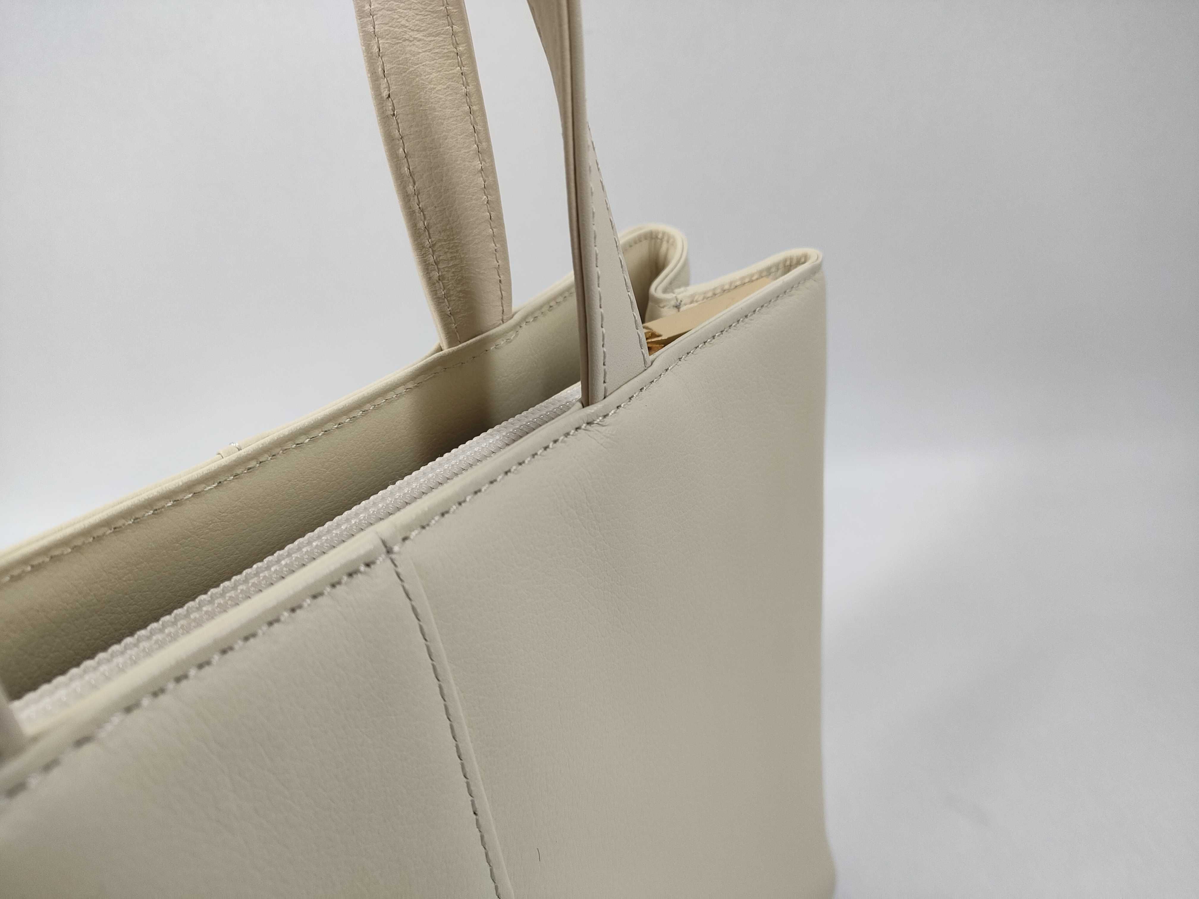 Leather Handbag, White Handbag — view 4