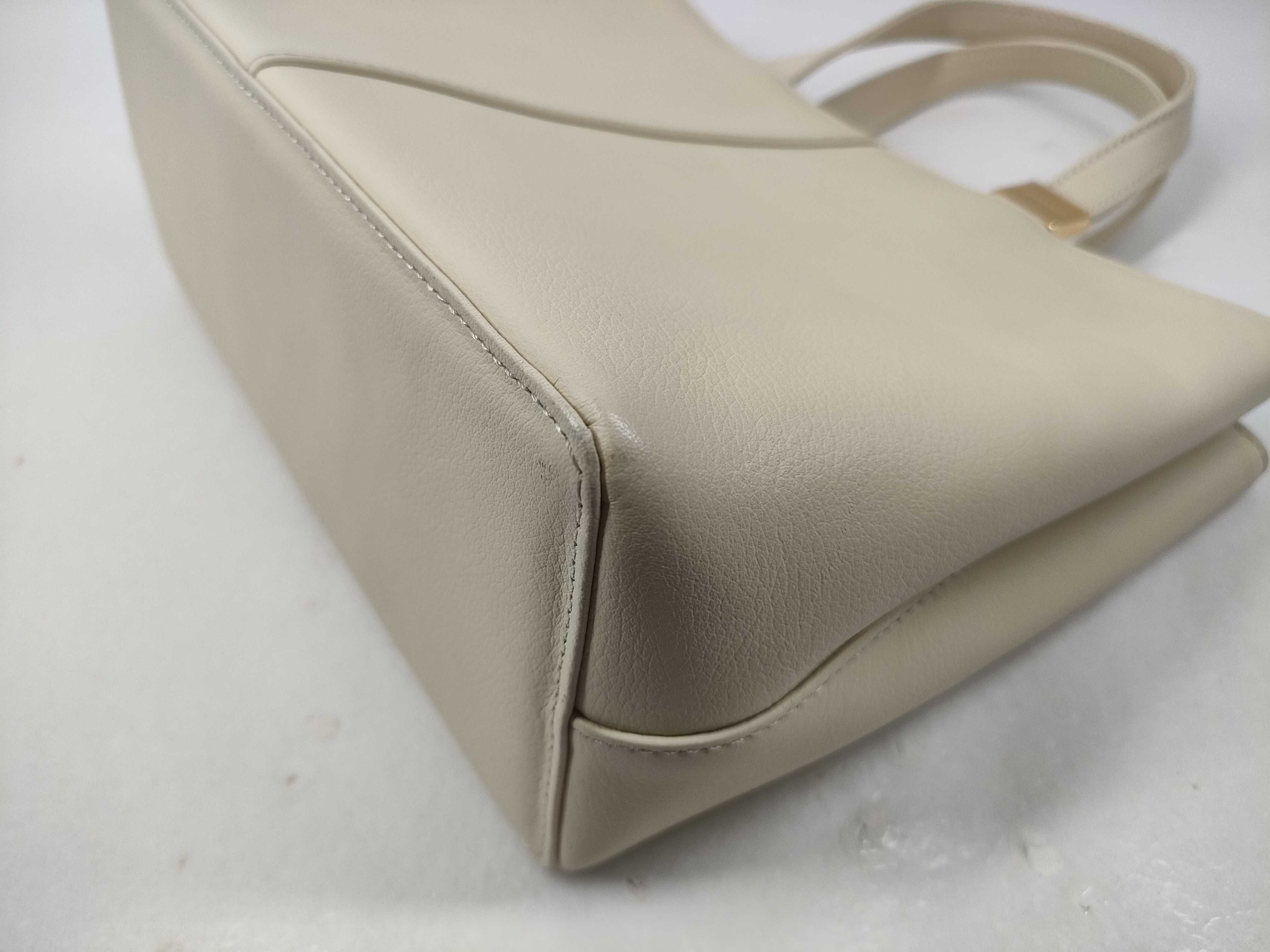 Leather Handbag, White Handbag — view 6