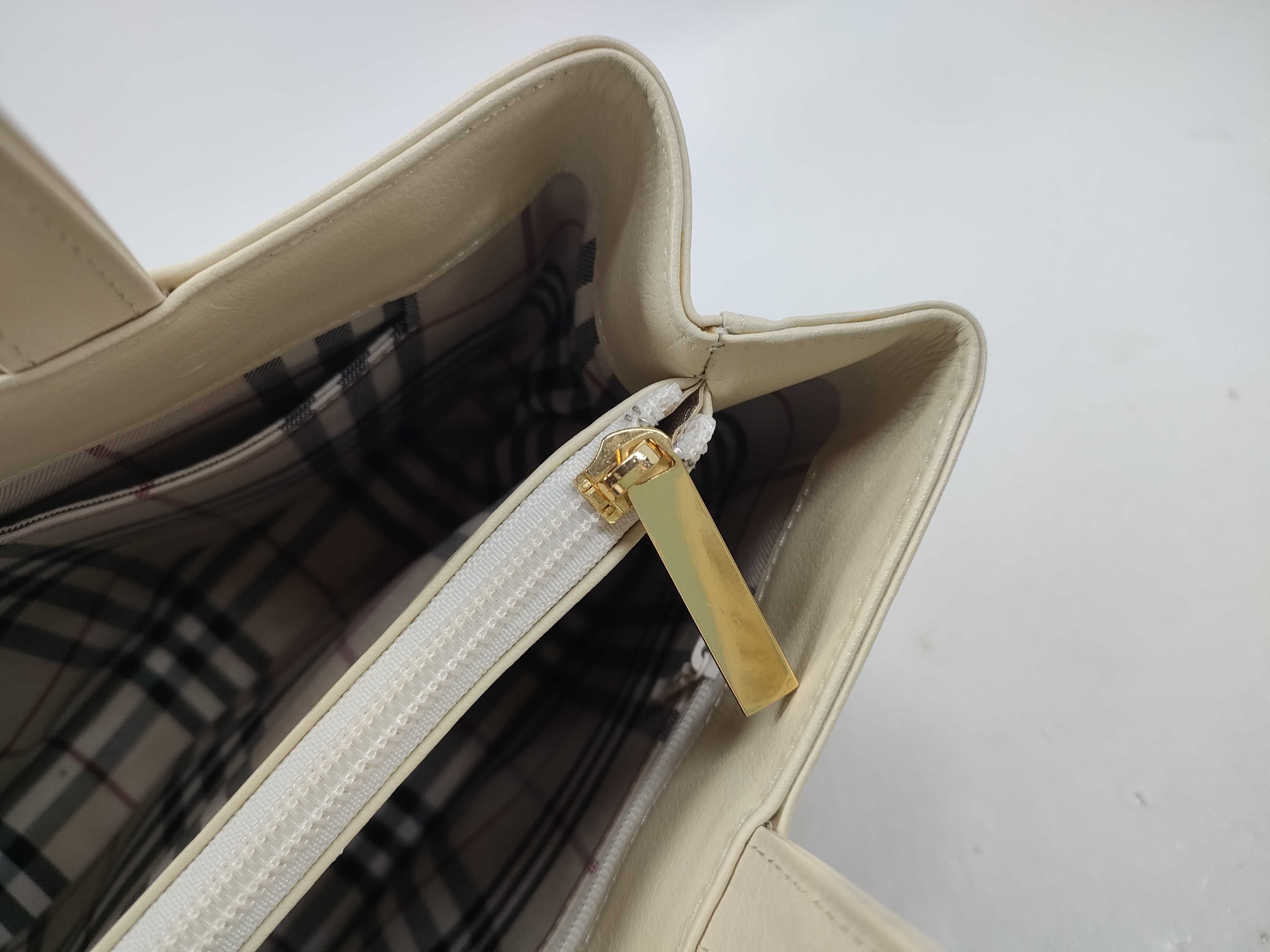 Leather Handbag, White Handbag — view 10