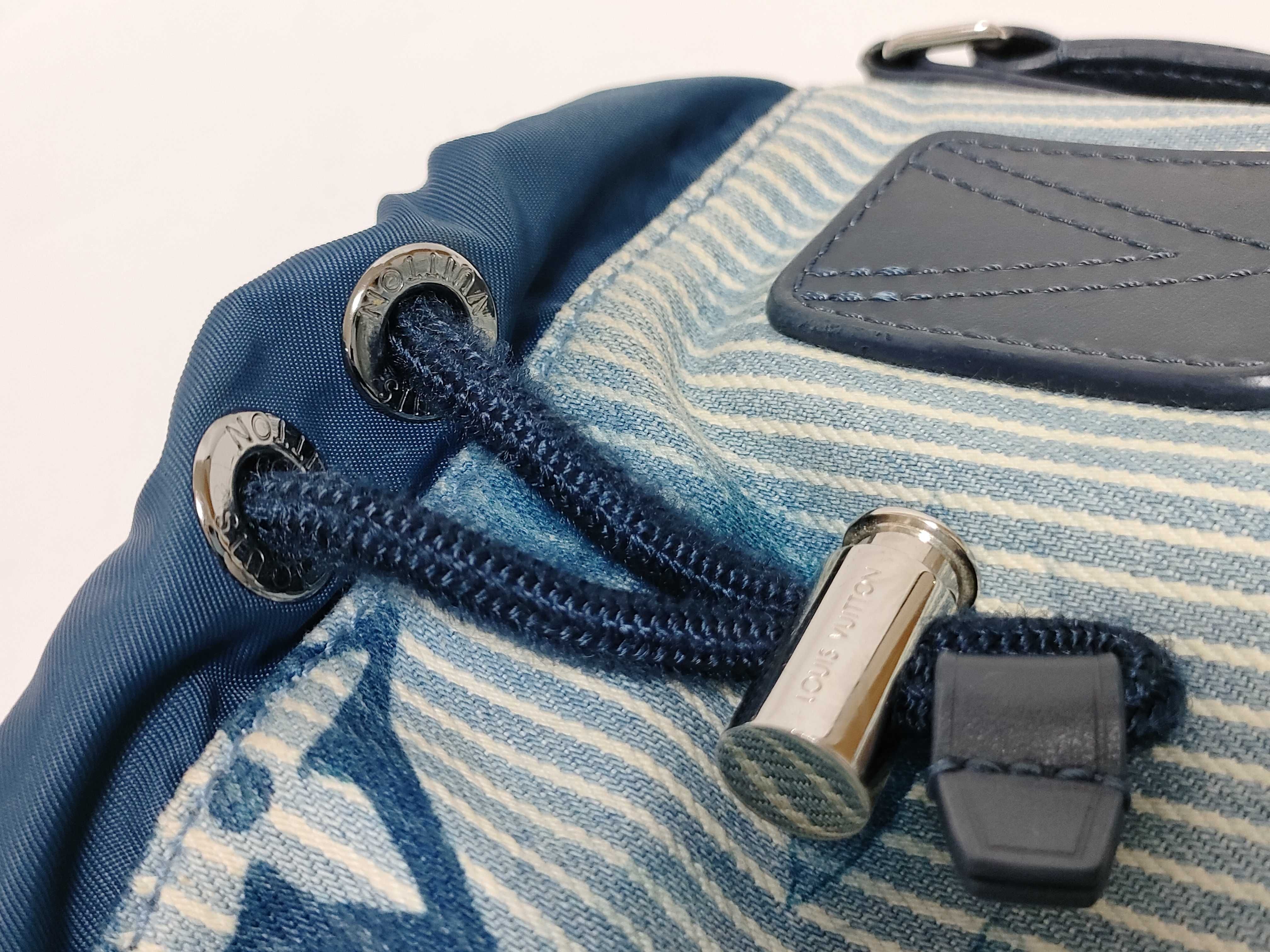 Watercolor Monogram Sac Marin Messenger Shoulder Bag — view 15
