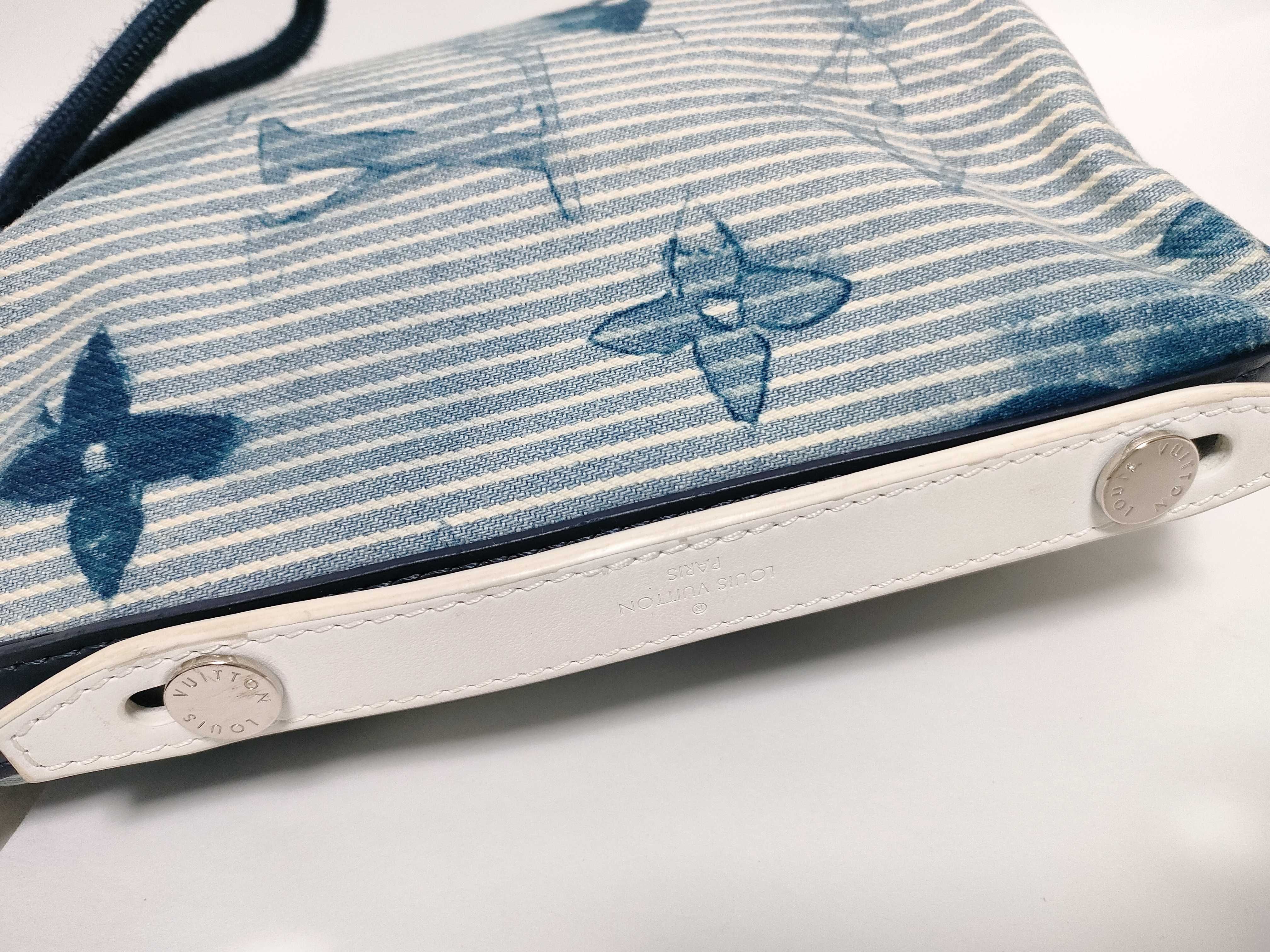 Watercolor Monogram Sac Marin Messenger Shoulder Bag — view 6