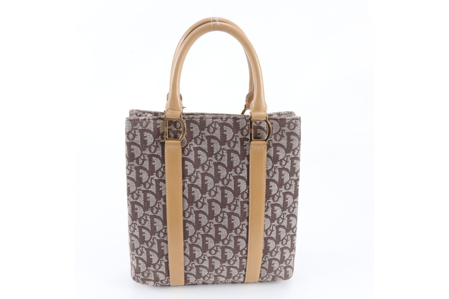 Trotter Leather Canvas Handbag — view 3