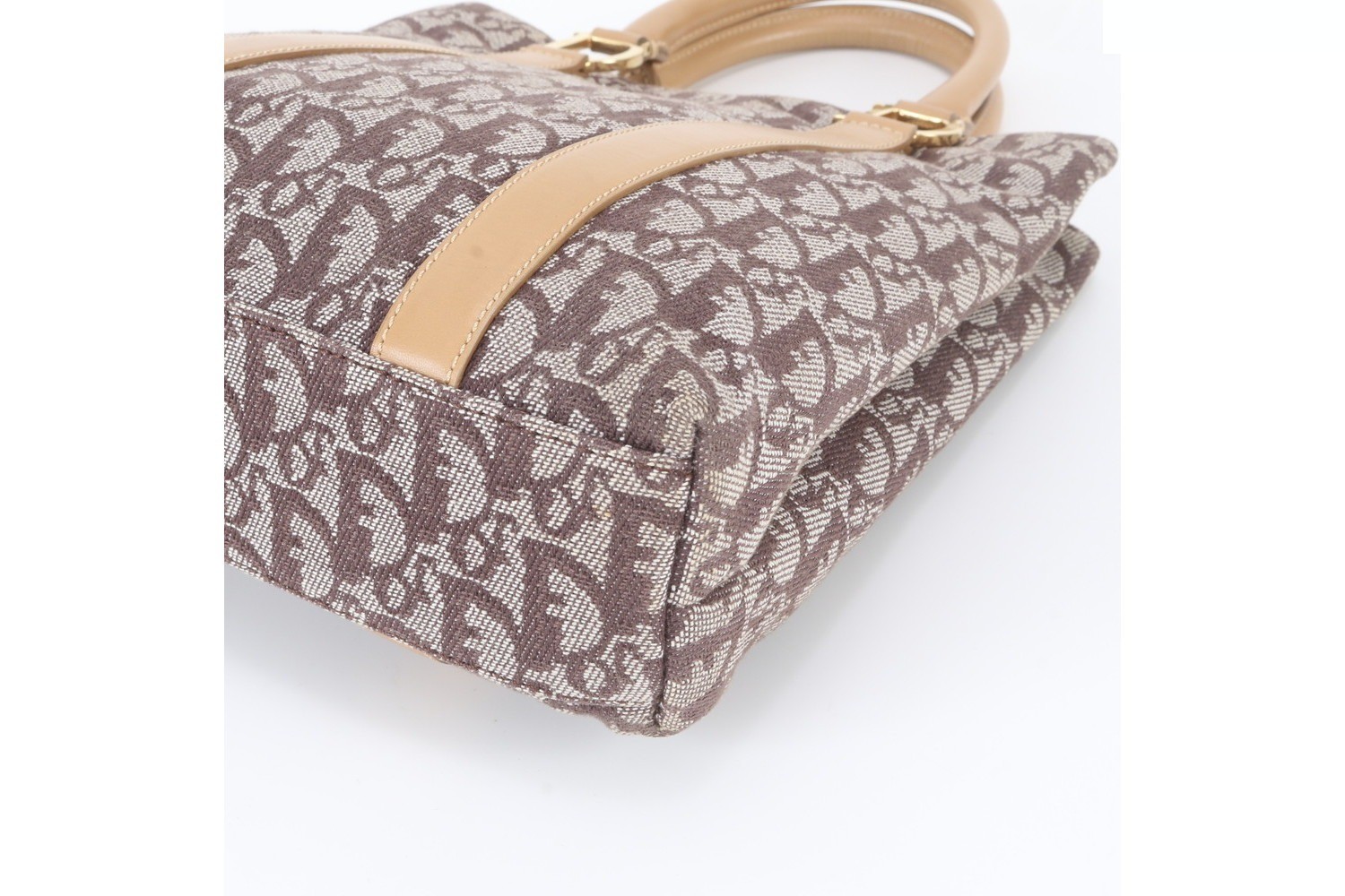 Trotter Leather Canvas Handbag — view 5