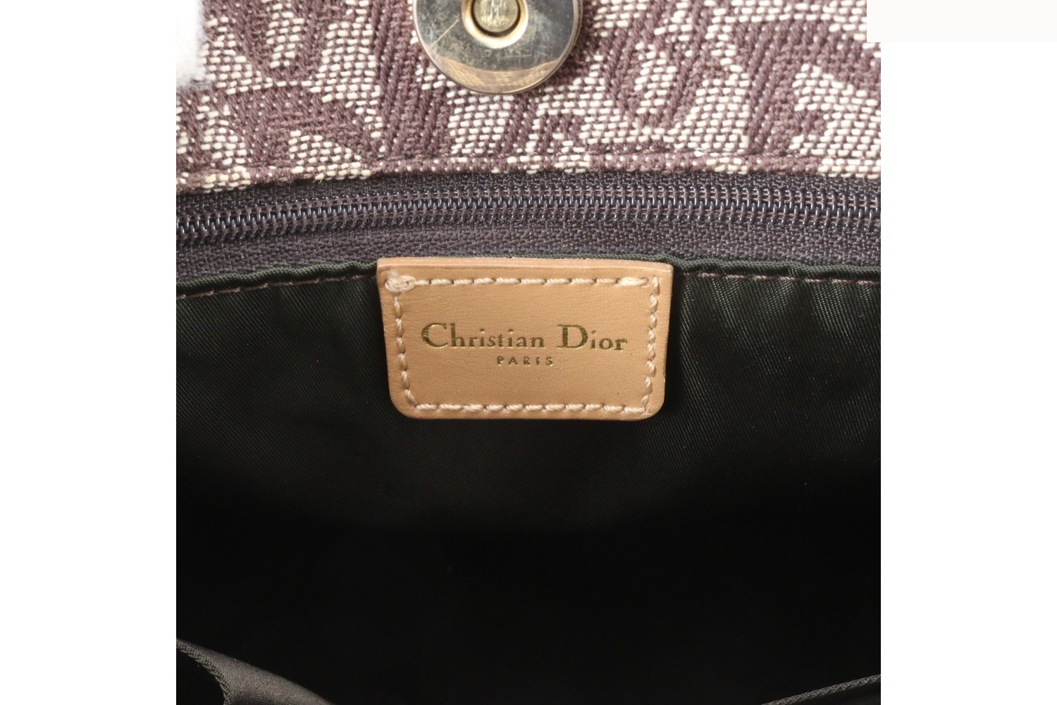 Trotter Leather Canvas Handbag — view 8
