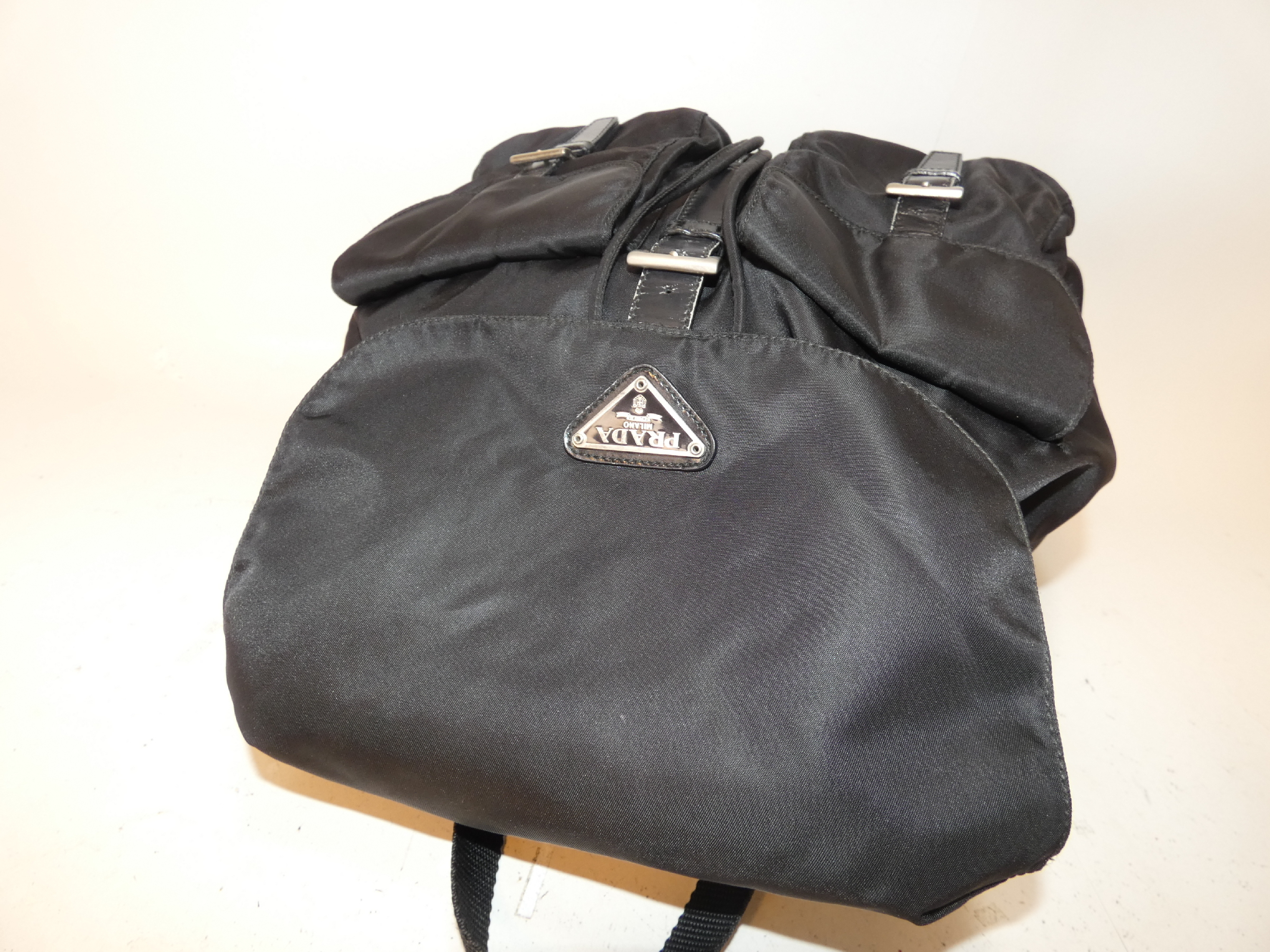 Nylon Black Backpack — view 3