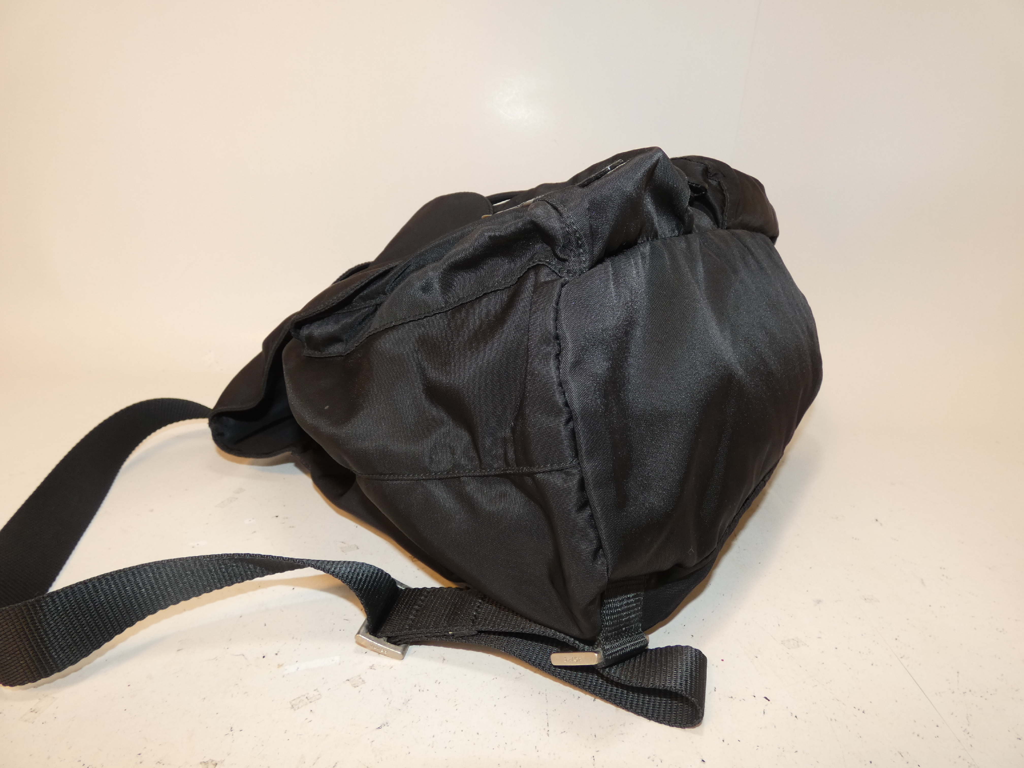 Nylon Black Backpack — view 6