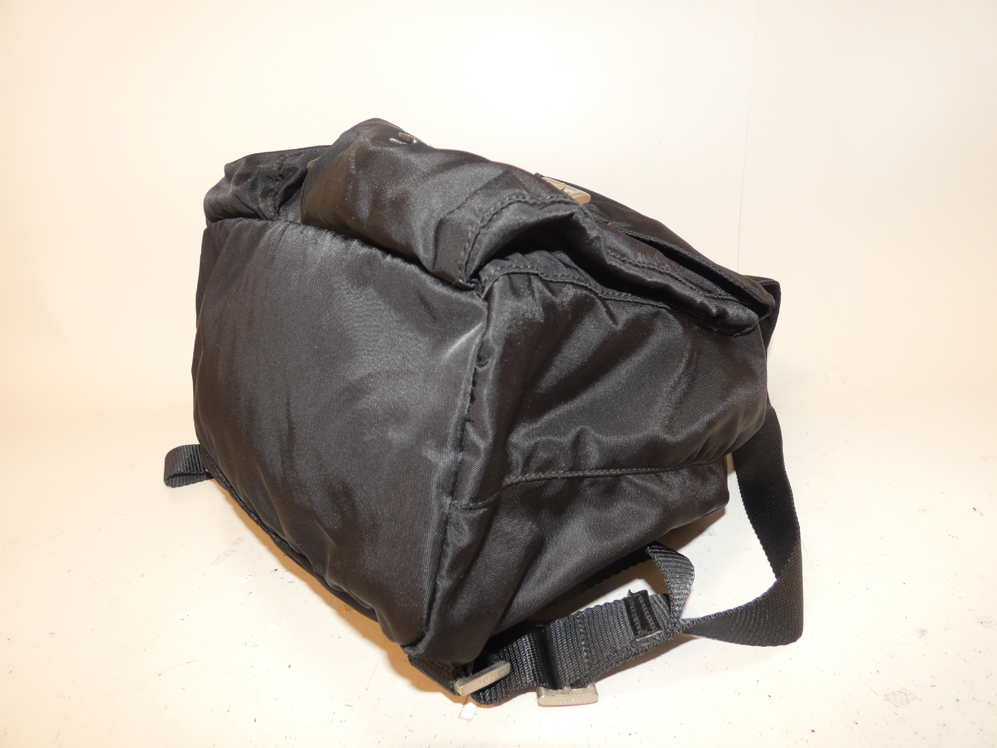 Nylon Black Backpack — view 7