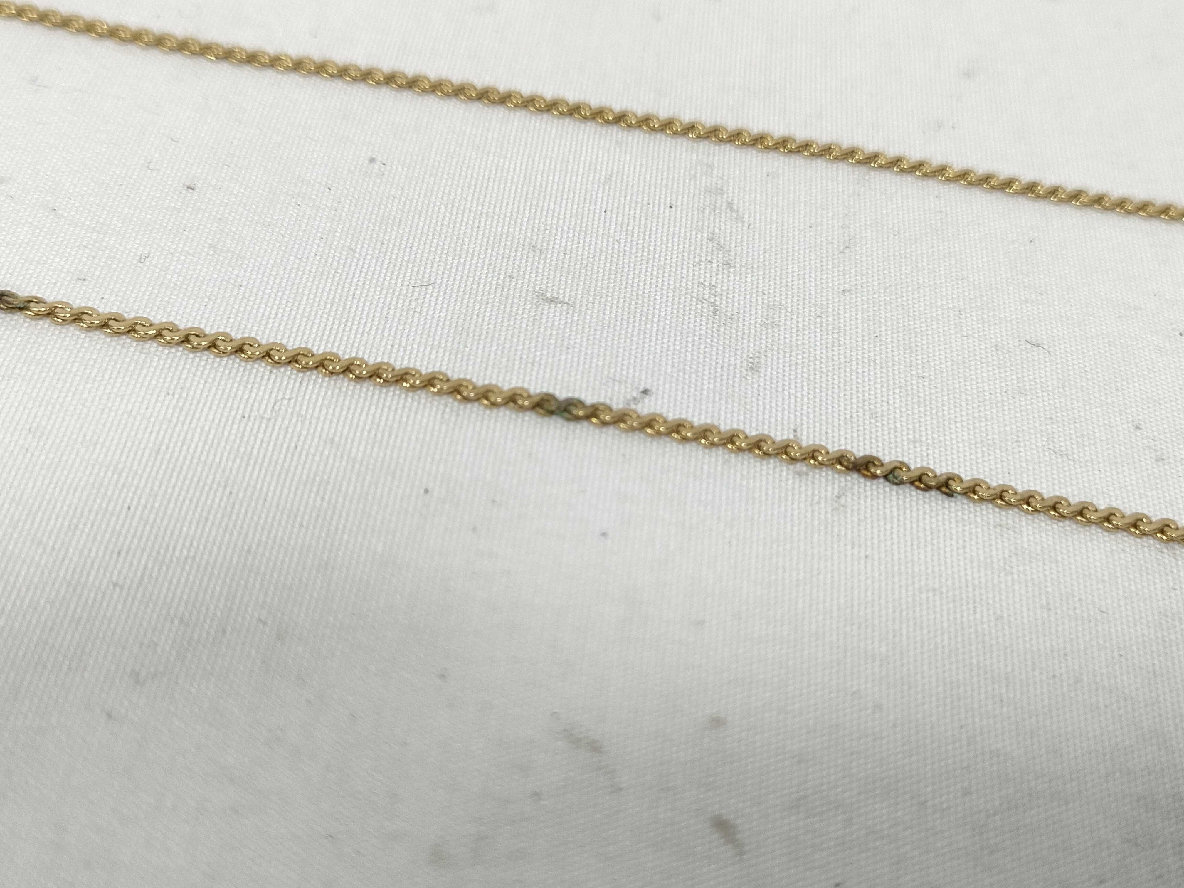 necklace with CD logo — view 6