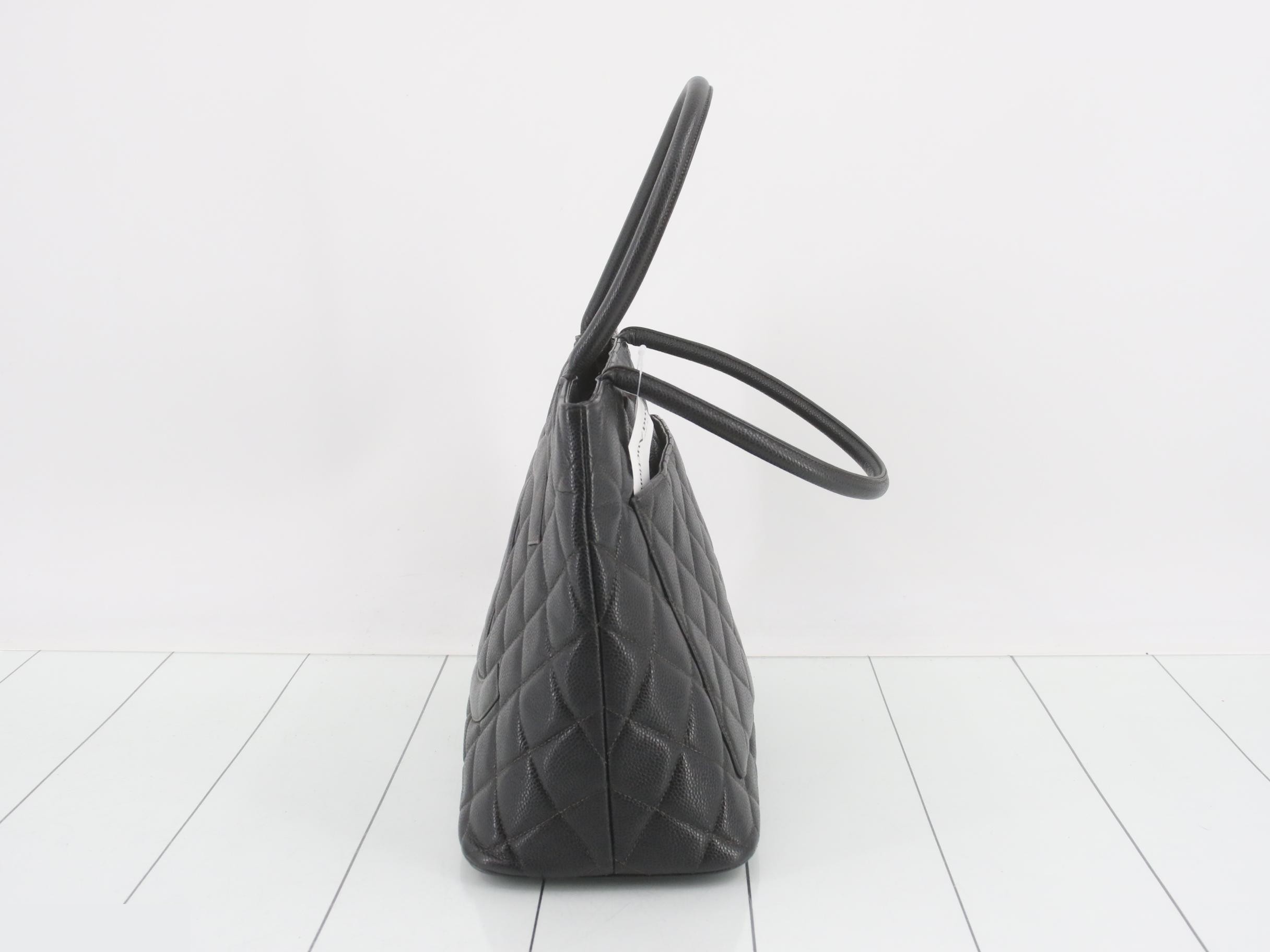 Matelassé Reissue Tote Bag, Caviar Leather — view 3