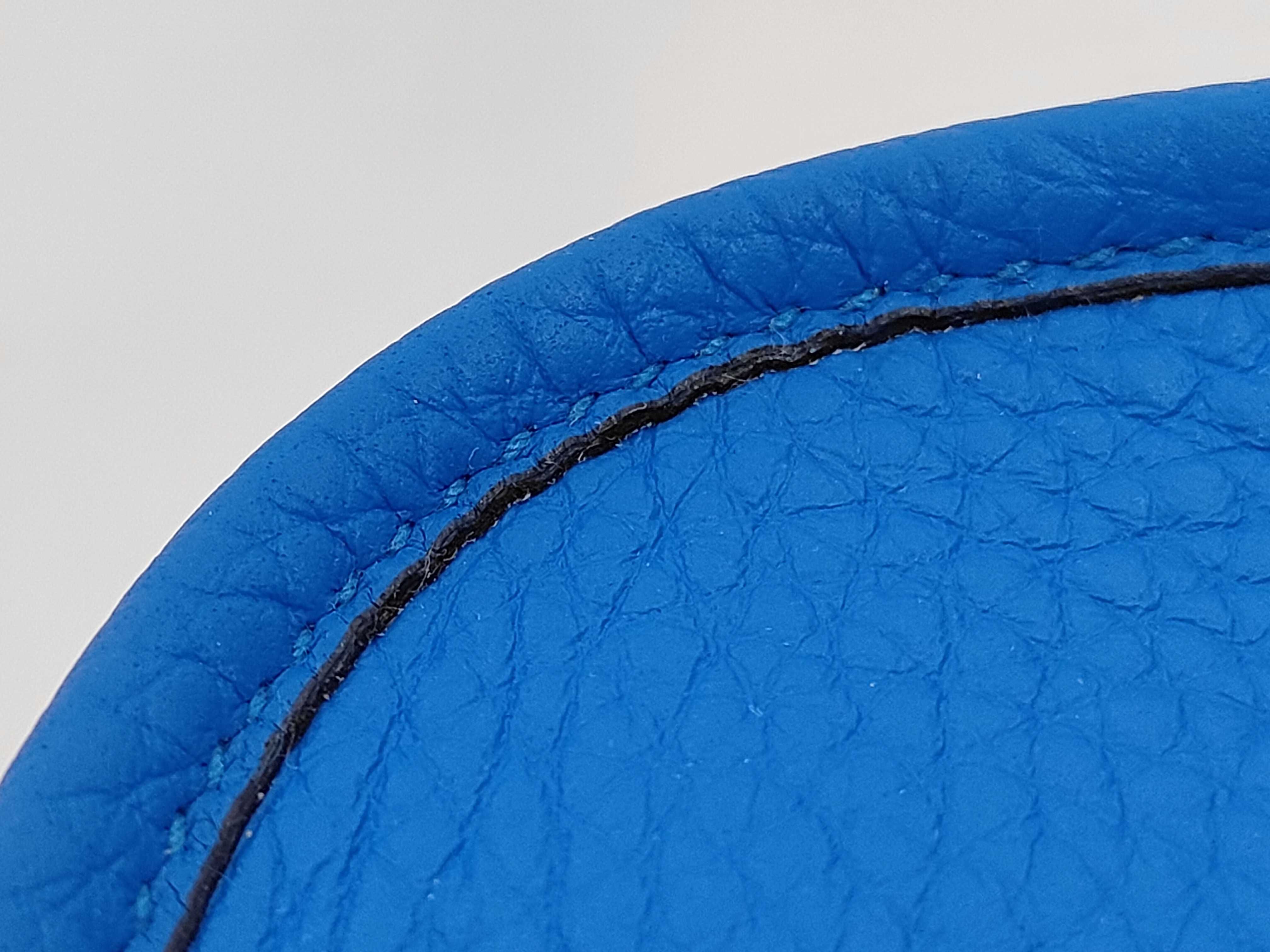 Evelyne 16 Amazone Taurillon Clemence Blue Shoulder Bag with Silver Hardware (K Stamp) — view 6