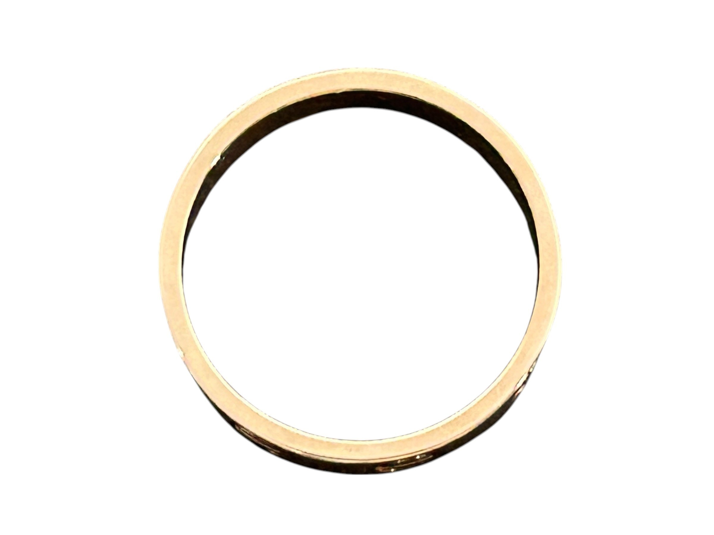 Mini Love Ring, K18PG, 2.6g, approximately 3.3mm wide. — view 5