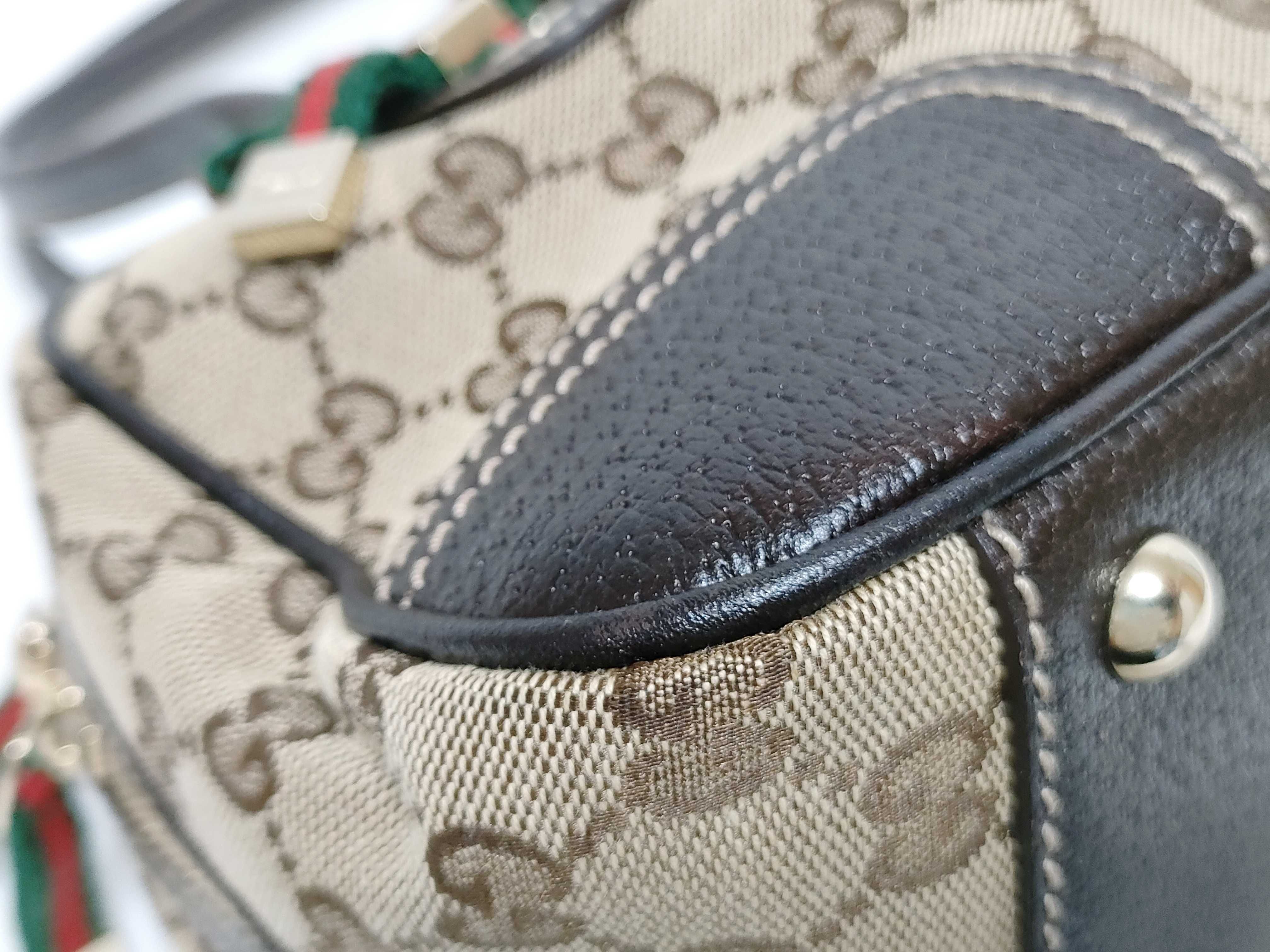 GG Canvas Sherry Handbag — view 7