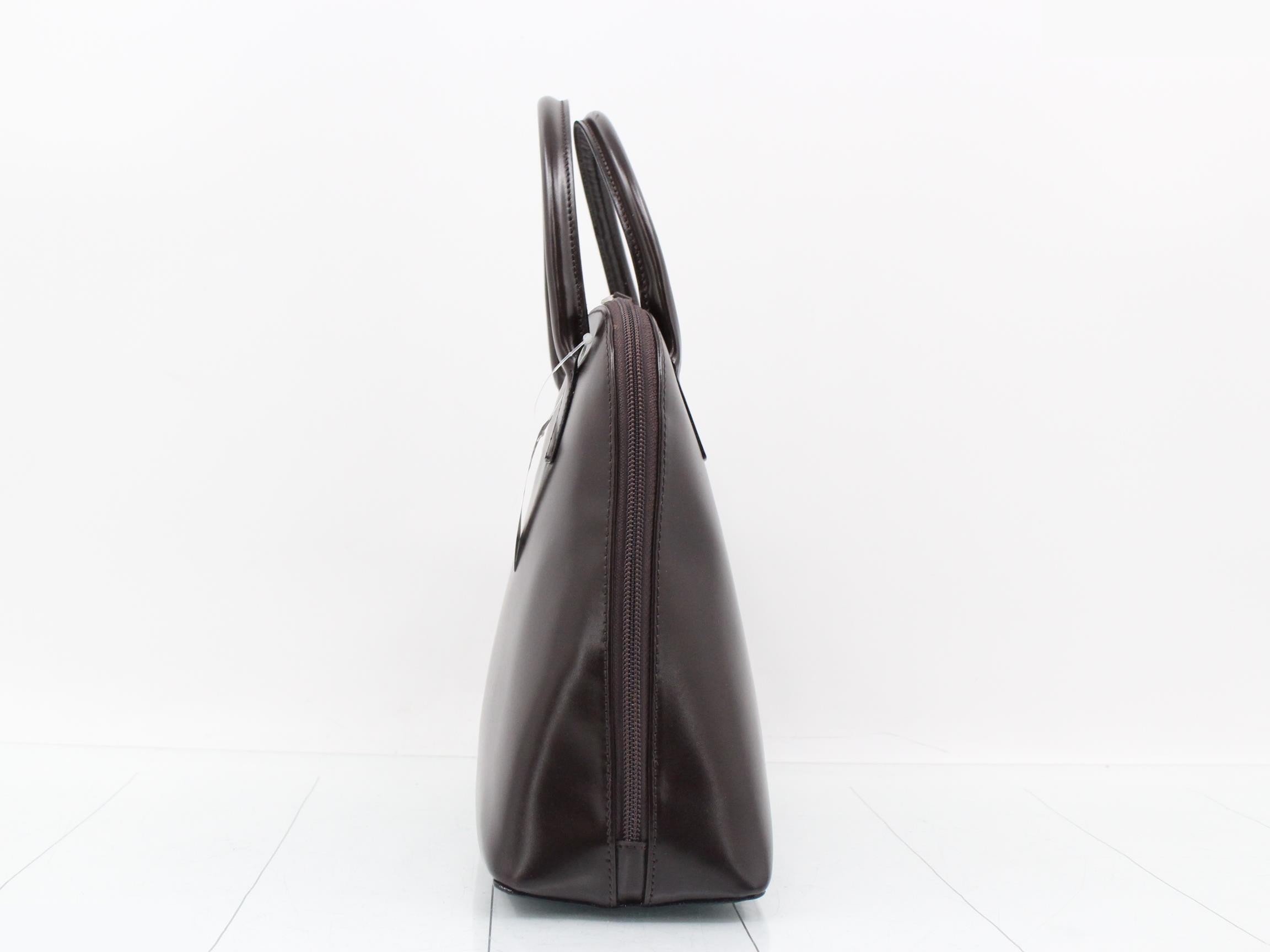 2WAY handbag leather with shoulder strap W31H25D11 — view 3