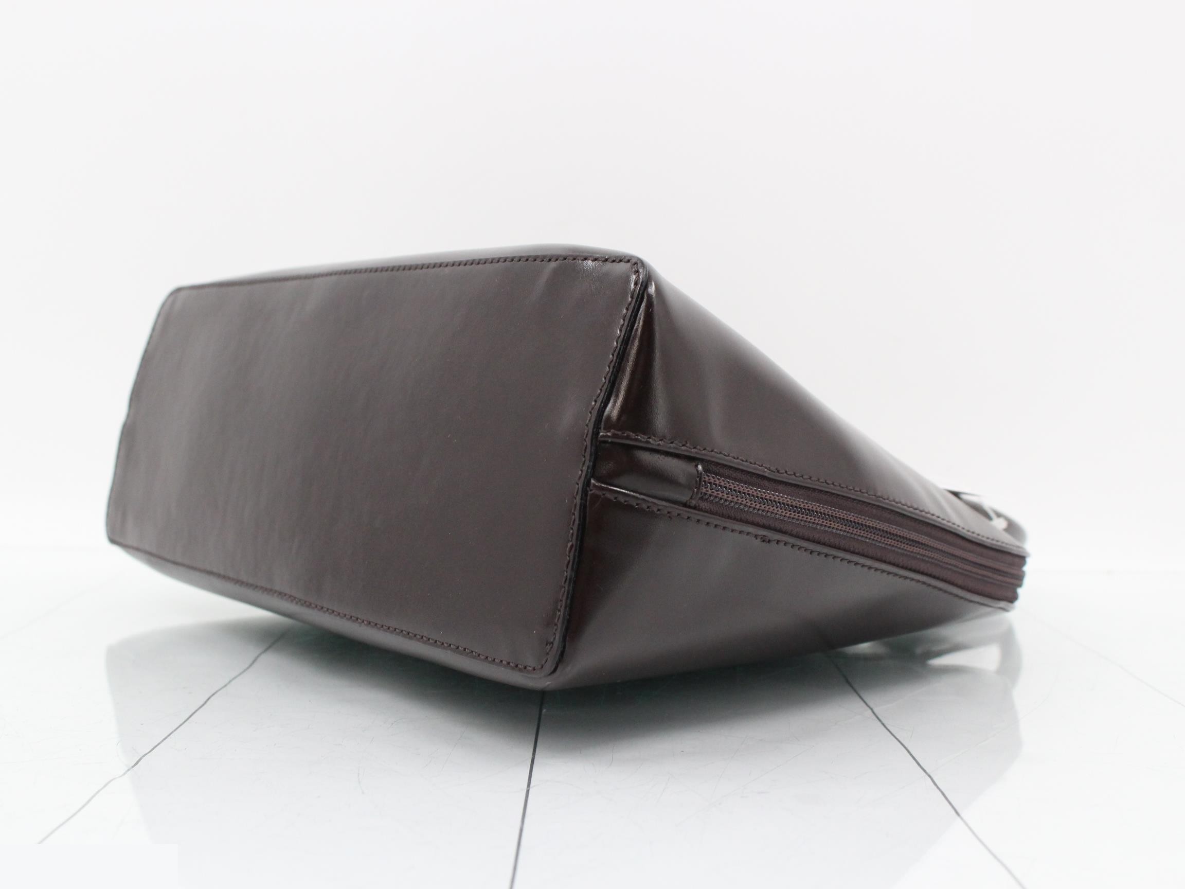 2WAY handbag leather with shoulder strap W31H25D11 — view 6