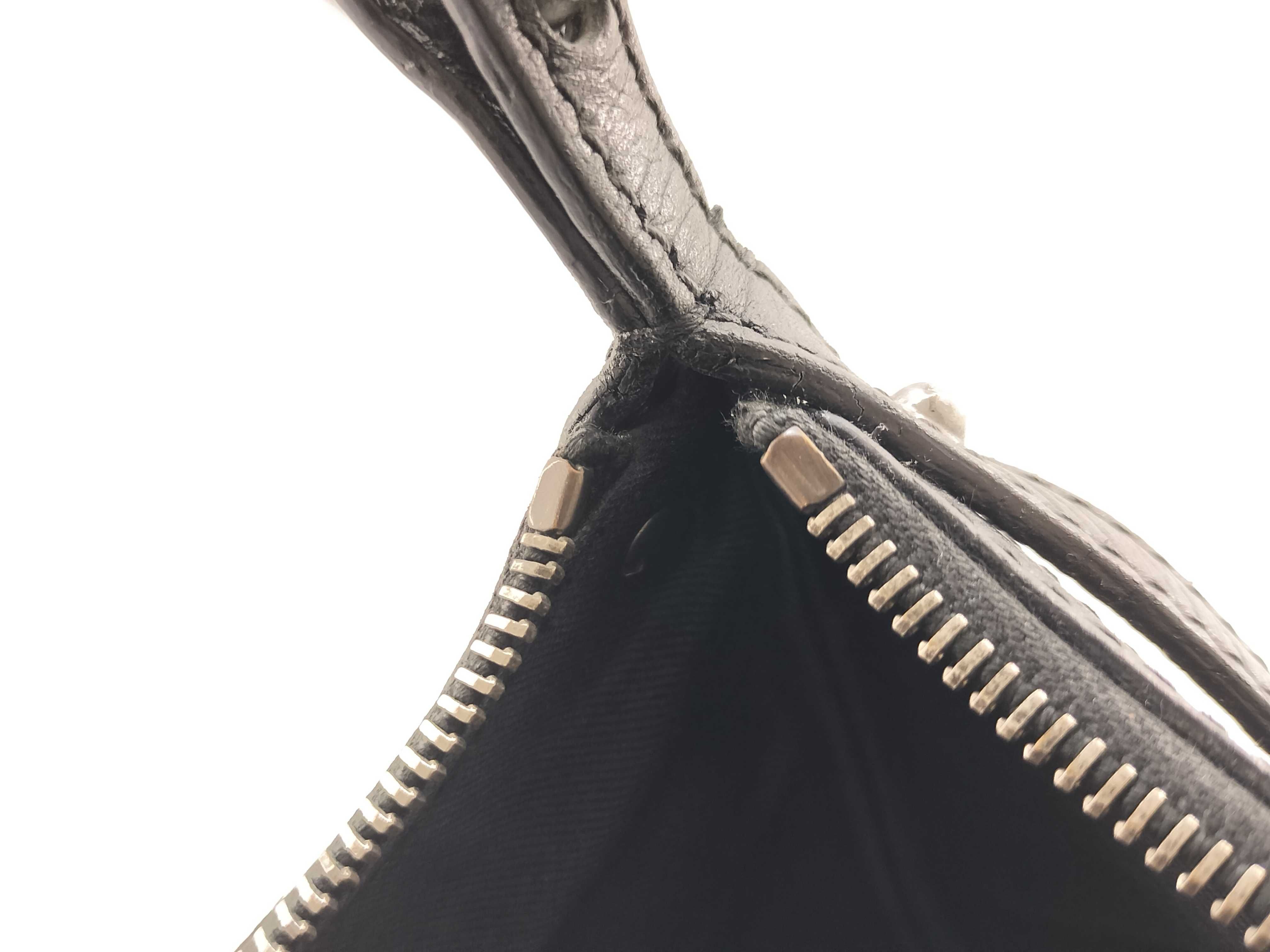 GG Canvas One-Shoulder Bag, Black, Horsebit Design, 114890 (Shoulder Bag) — view 12