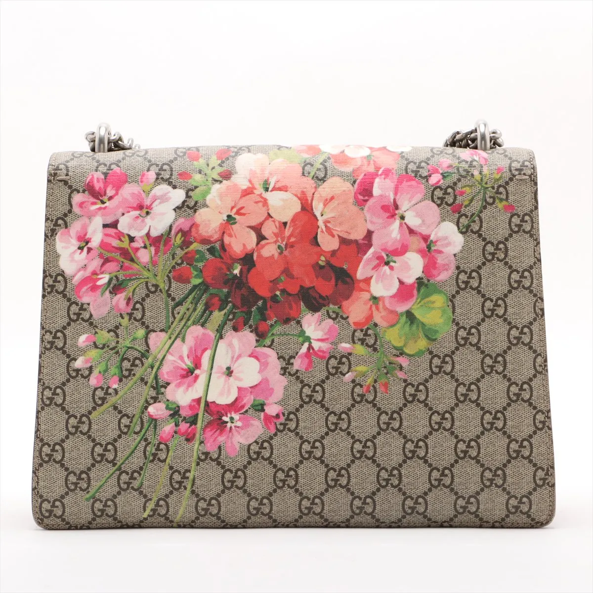 GG Flora Dionysus PVC chain shoulder bag beige x red 400235 — view 2