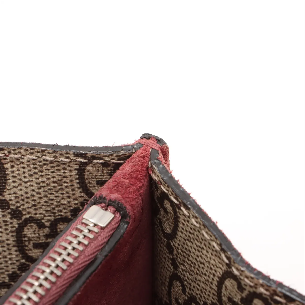GG Flora Dionysus PVC chain shoulder bag beige x red 400235 — view 12