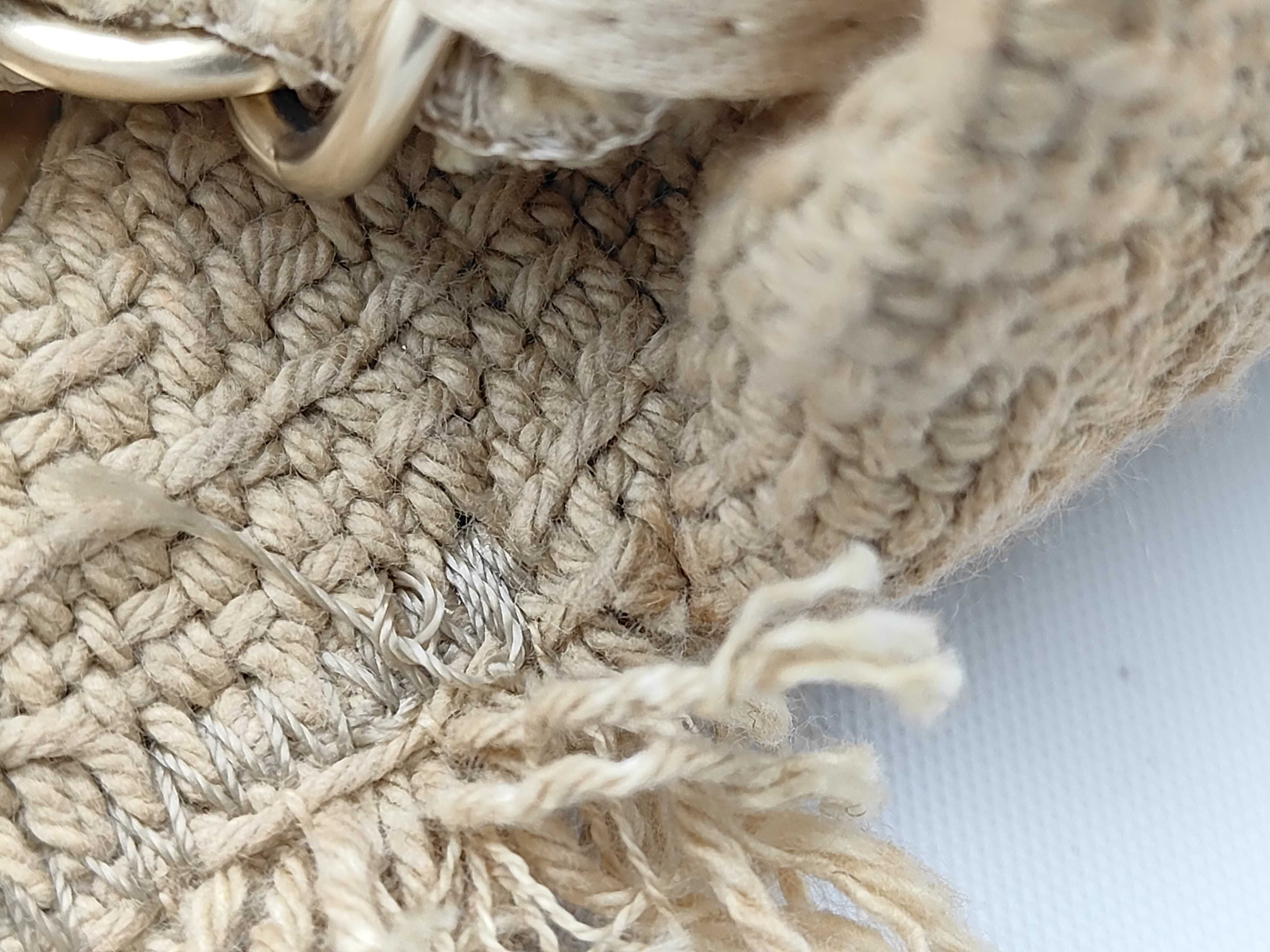 Matelassé fringe bag, tweed shoulder bag — view 8