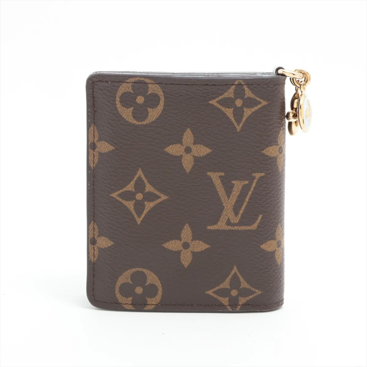 Monogram Pocket Wallet LV Charm M14613 Azure Blue Compact Wallet (RFID detected) — view 2