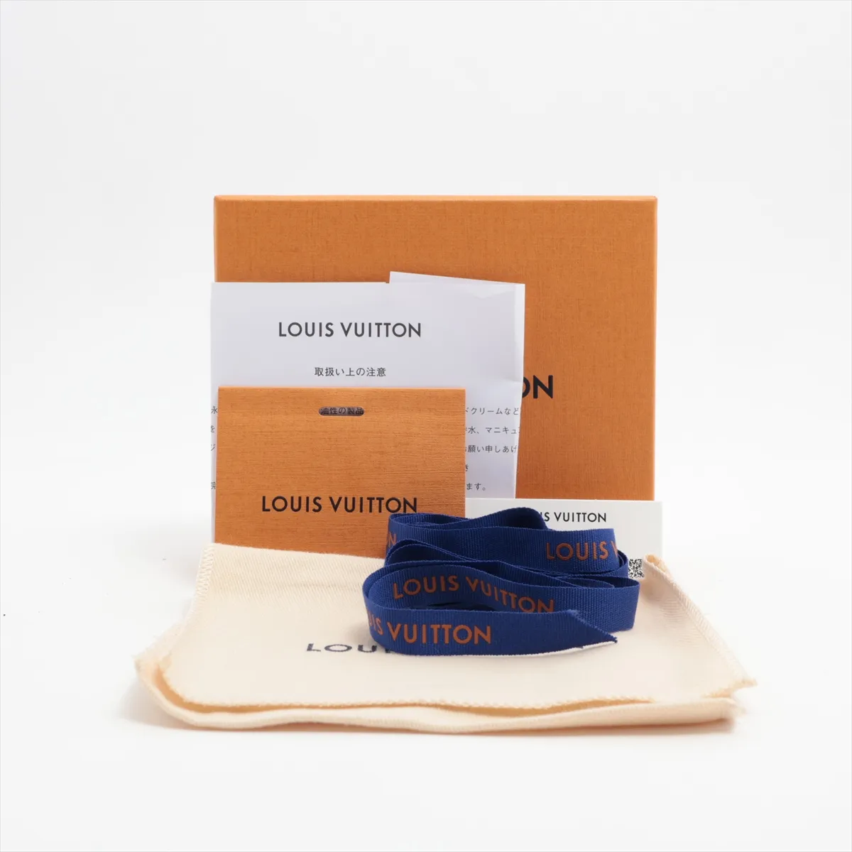 Monogram Pocket Wallet LV Charm M14613 Azure Blue Compact Wallet (RFID detected) — view 9