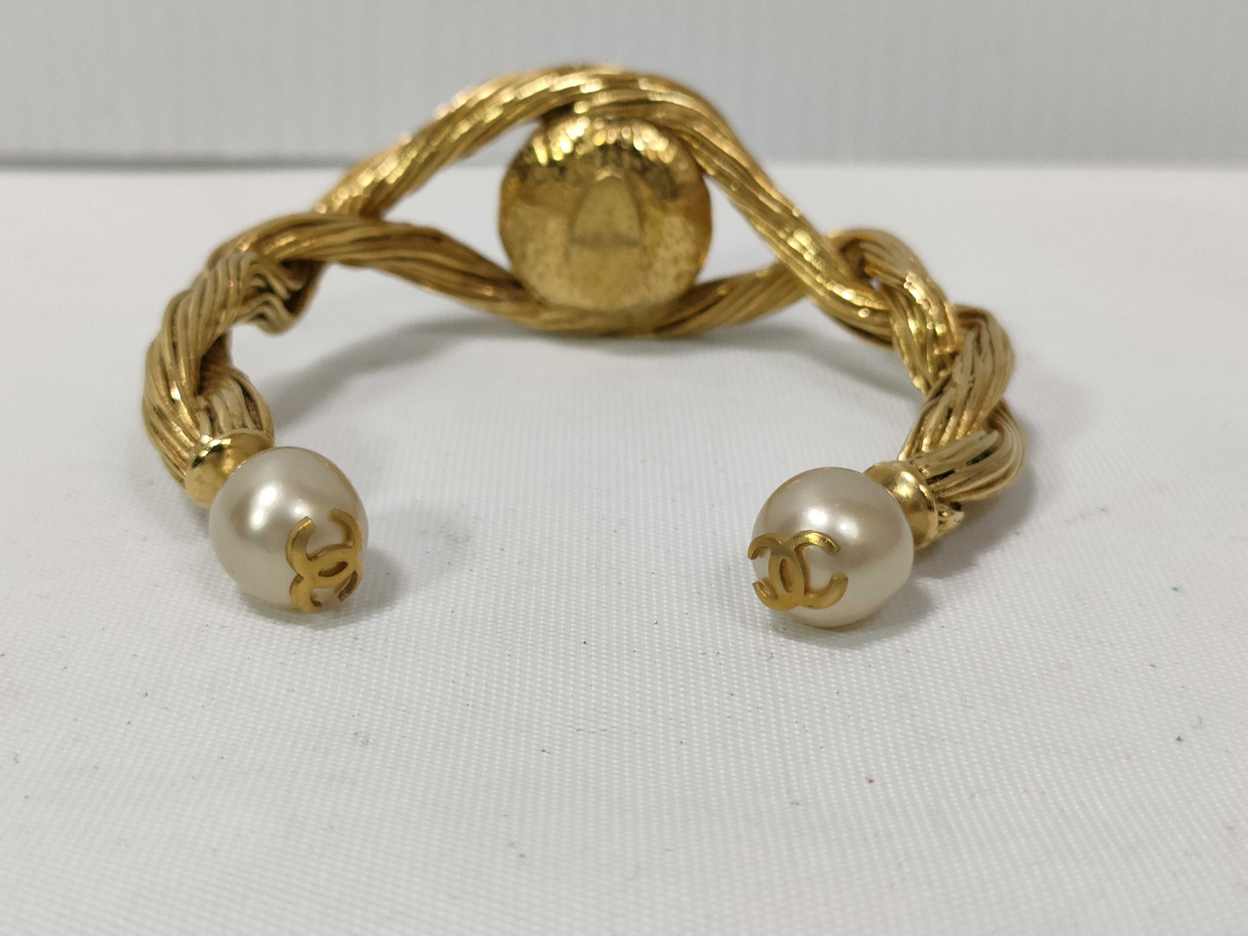 Coco Mark Chanel Pearl Bracelet Bangle 94A Bracelet/Bangle — view 2