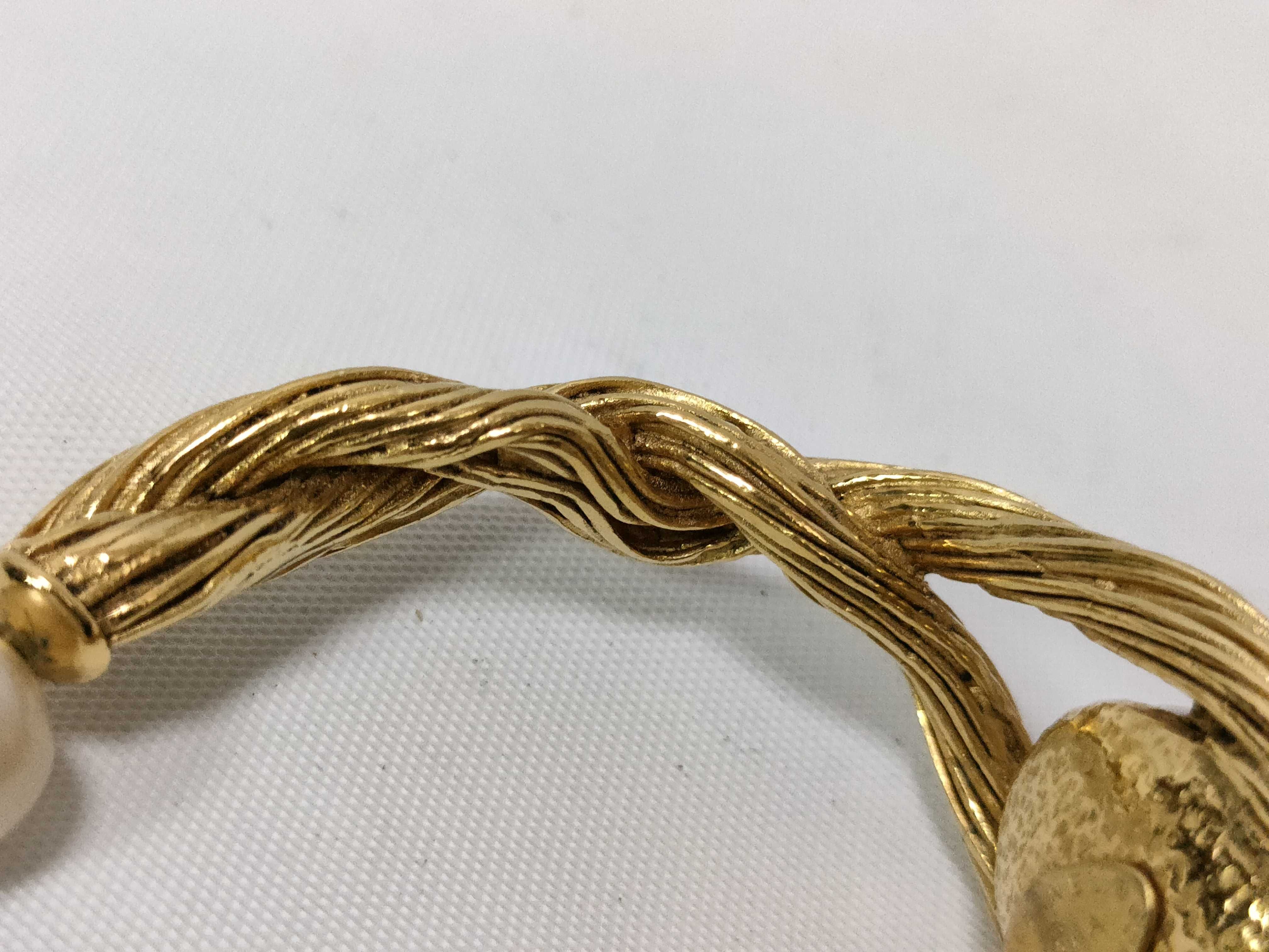 Coco Mark Chanel Pearl Bracelet Bangle 94A Bracelet/Bangle — view 8