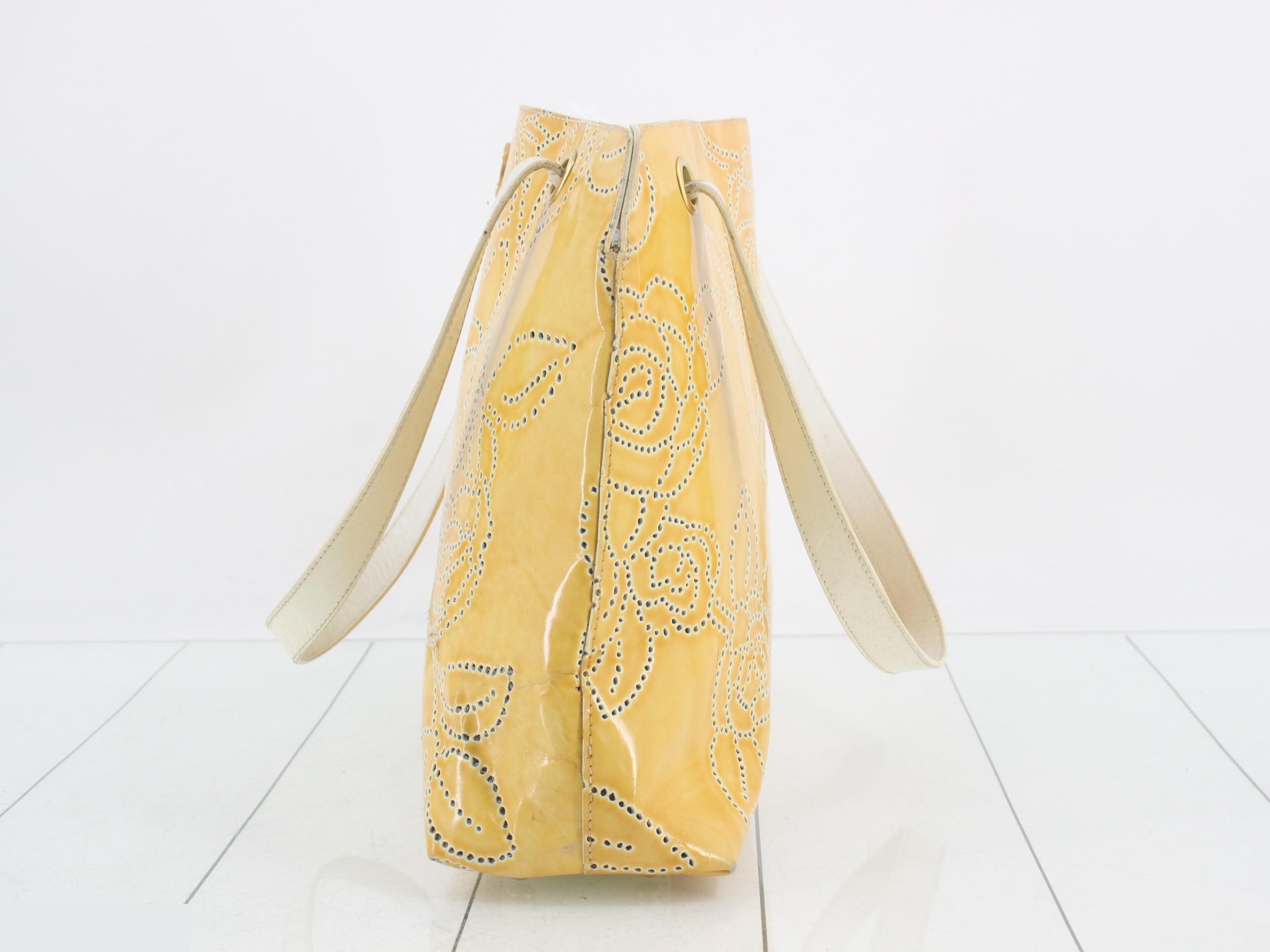 Camellia Punching Tote Bag — view 3