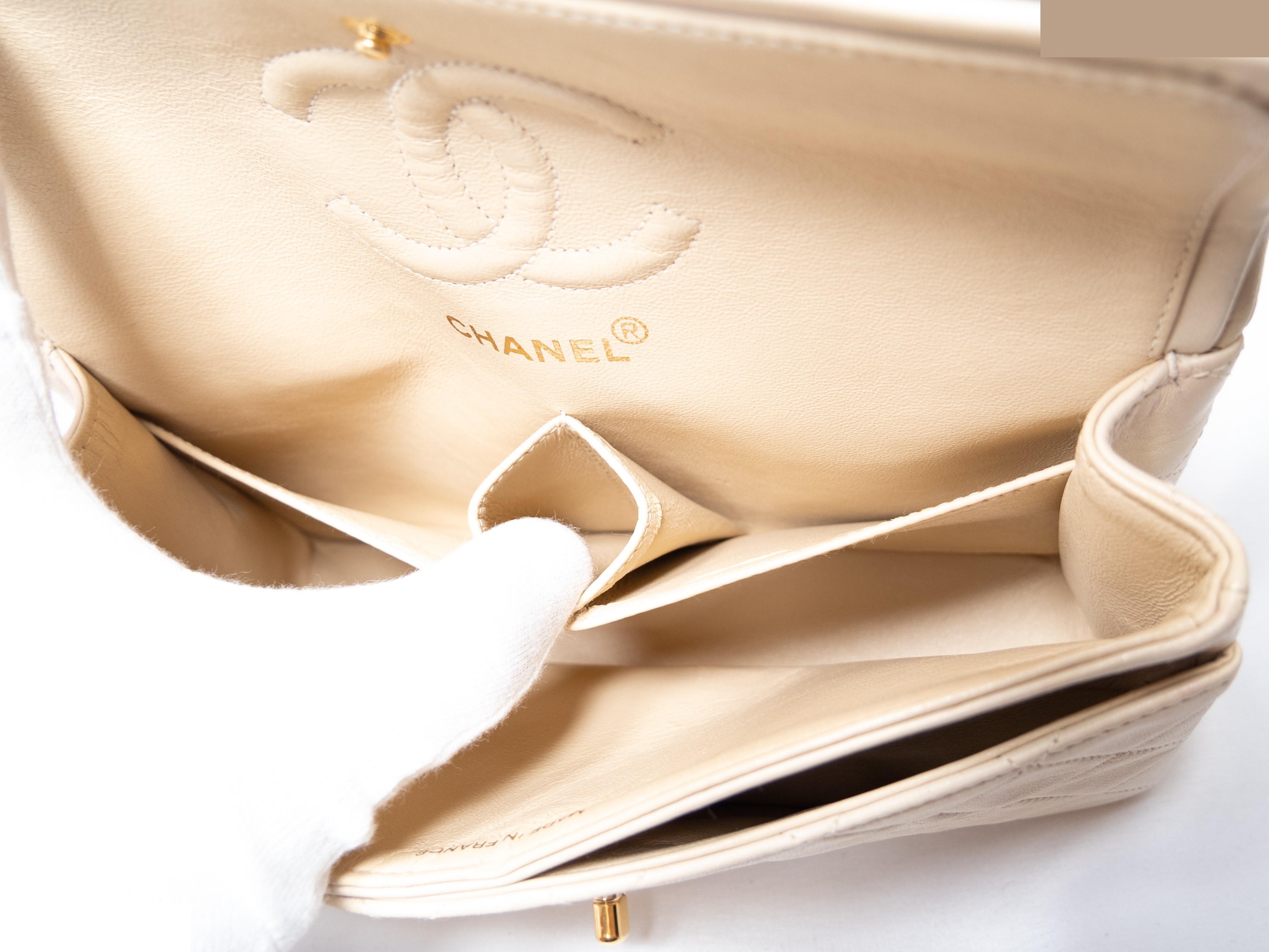 Matelassé double flap seal double chain — view 12