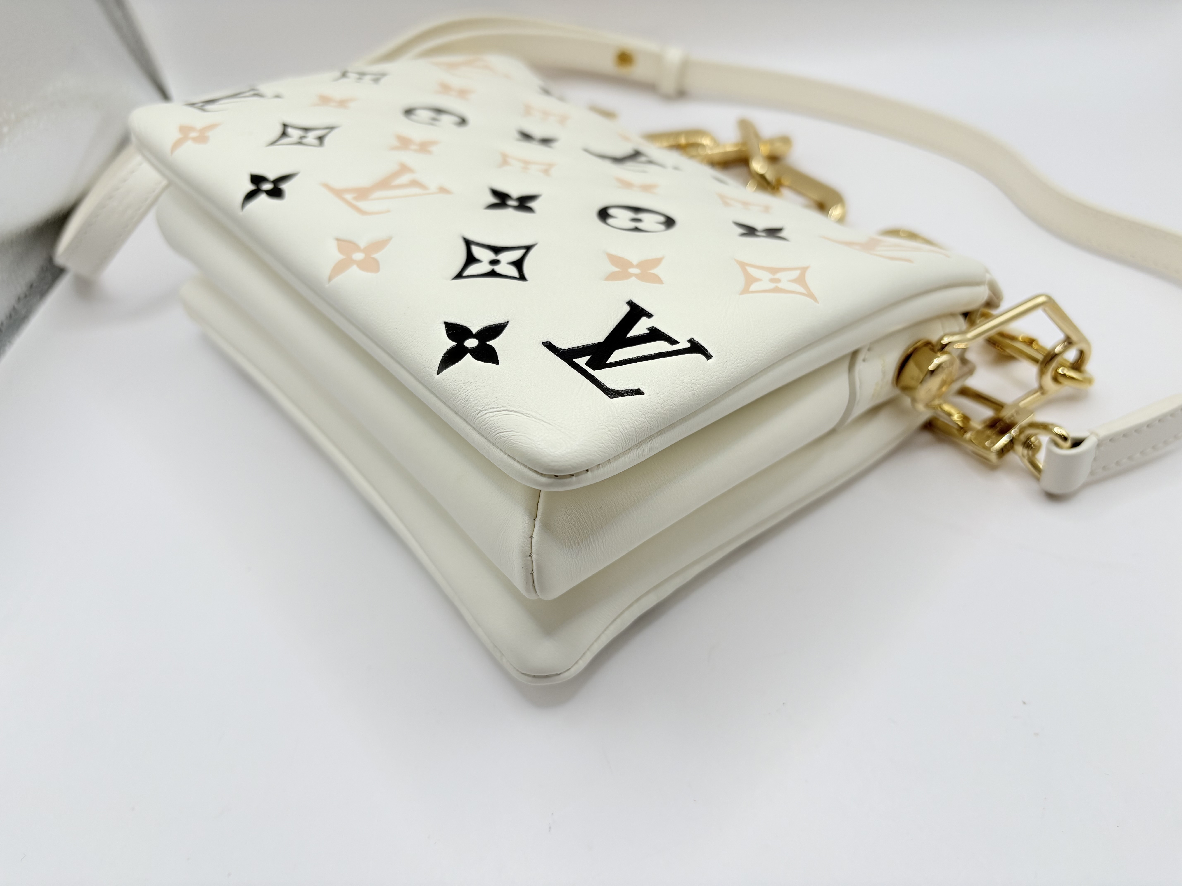 LV by the Pool Coussin BB M22954 White RFID detected shoulder bag — view 5