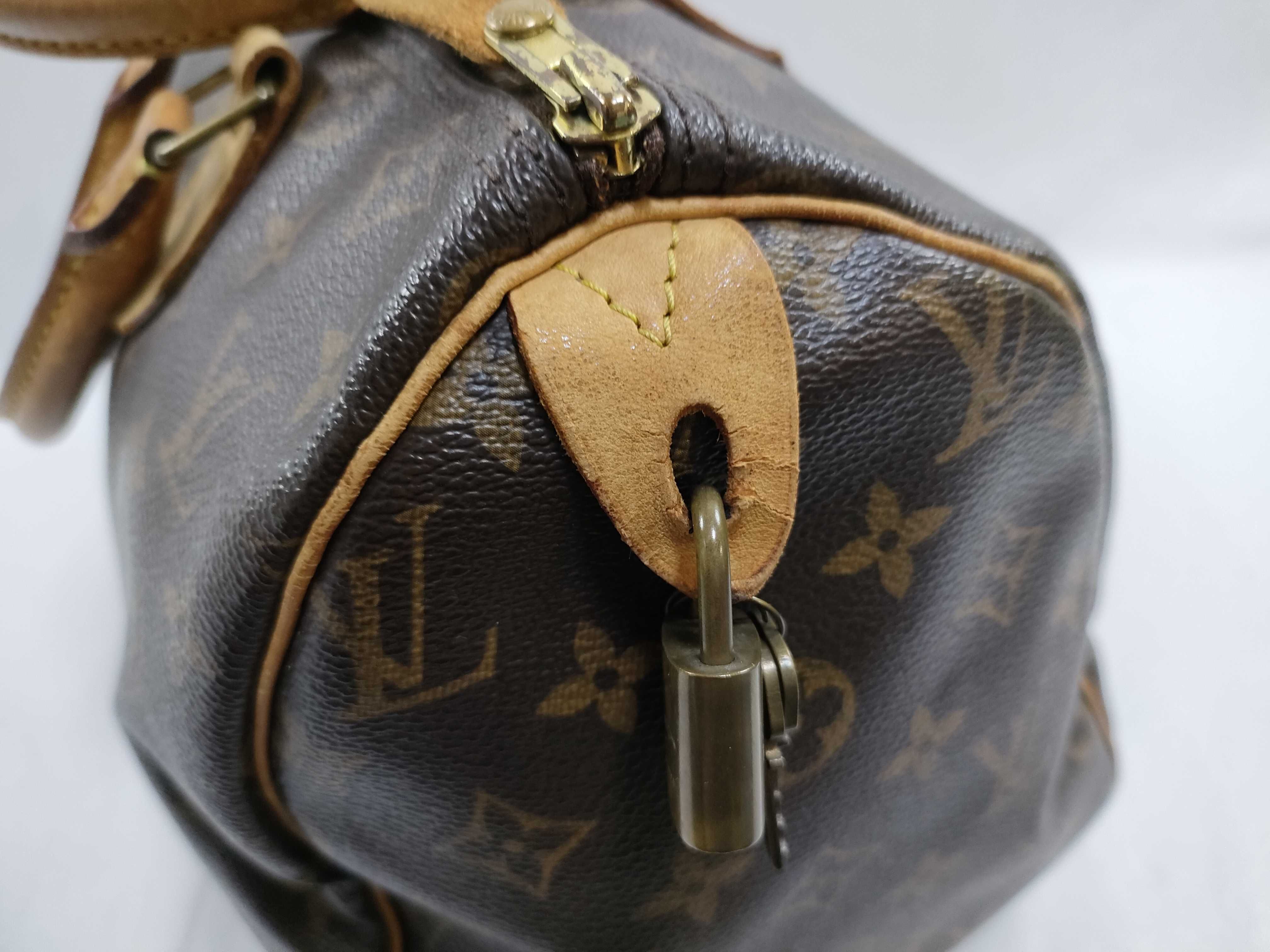 Monogram KR - Monogram Canvas Speedy 30 Tote Bag M41526 - Grade B Boston Bag — view 11