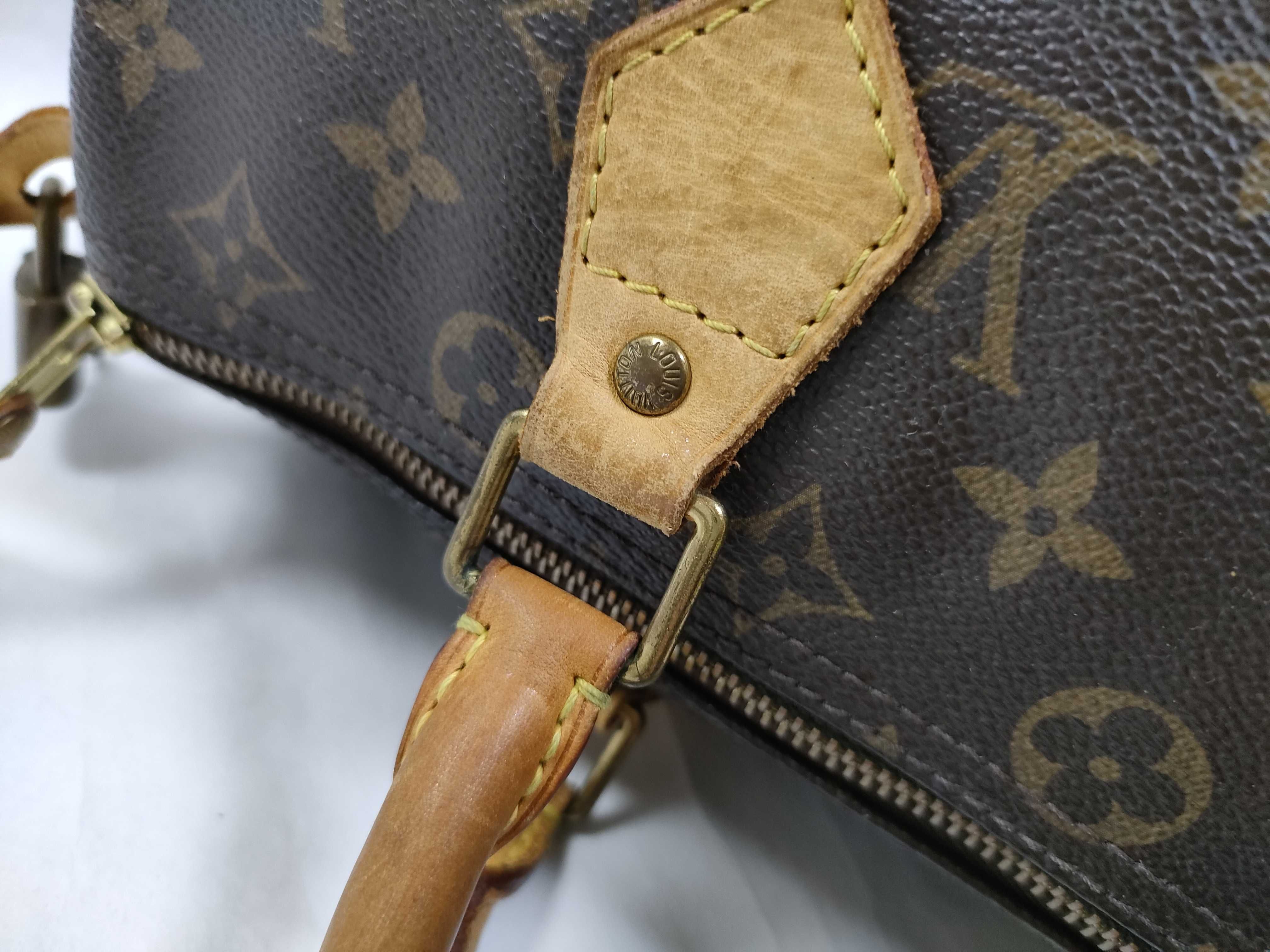 Monogram KR - Monogram Canvas Speedy 30 Tote Bag M41526 - Grade B Boston Bag — view 5