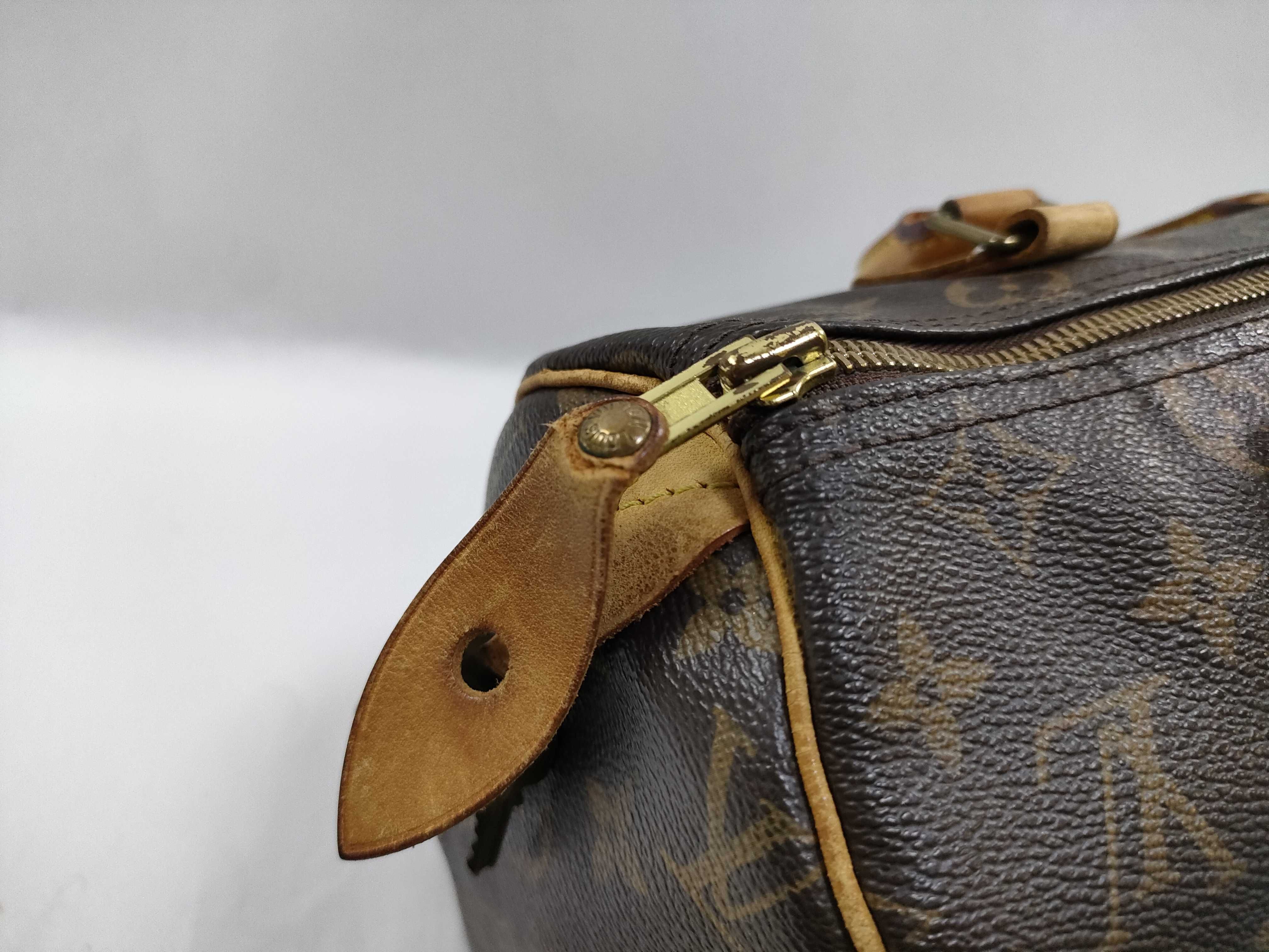 Monogram KR - Monogram Canvas Speedy 30 Tote Bag M41526 - Grade B Boston Bag — view 7