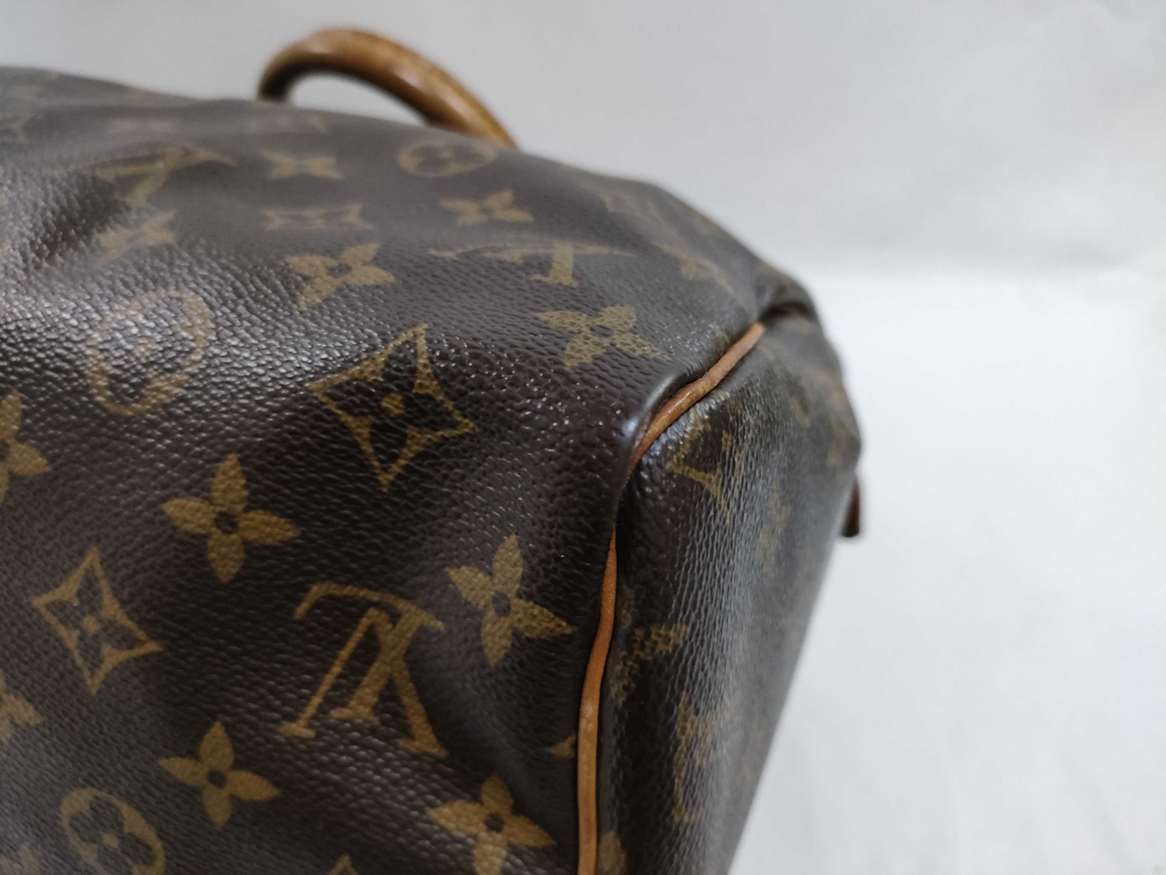 Monogram KR - Monogram Canvas Speedy 30 Tote Bag M41526 - Grade B Boston Bag — view 8