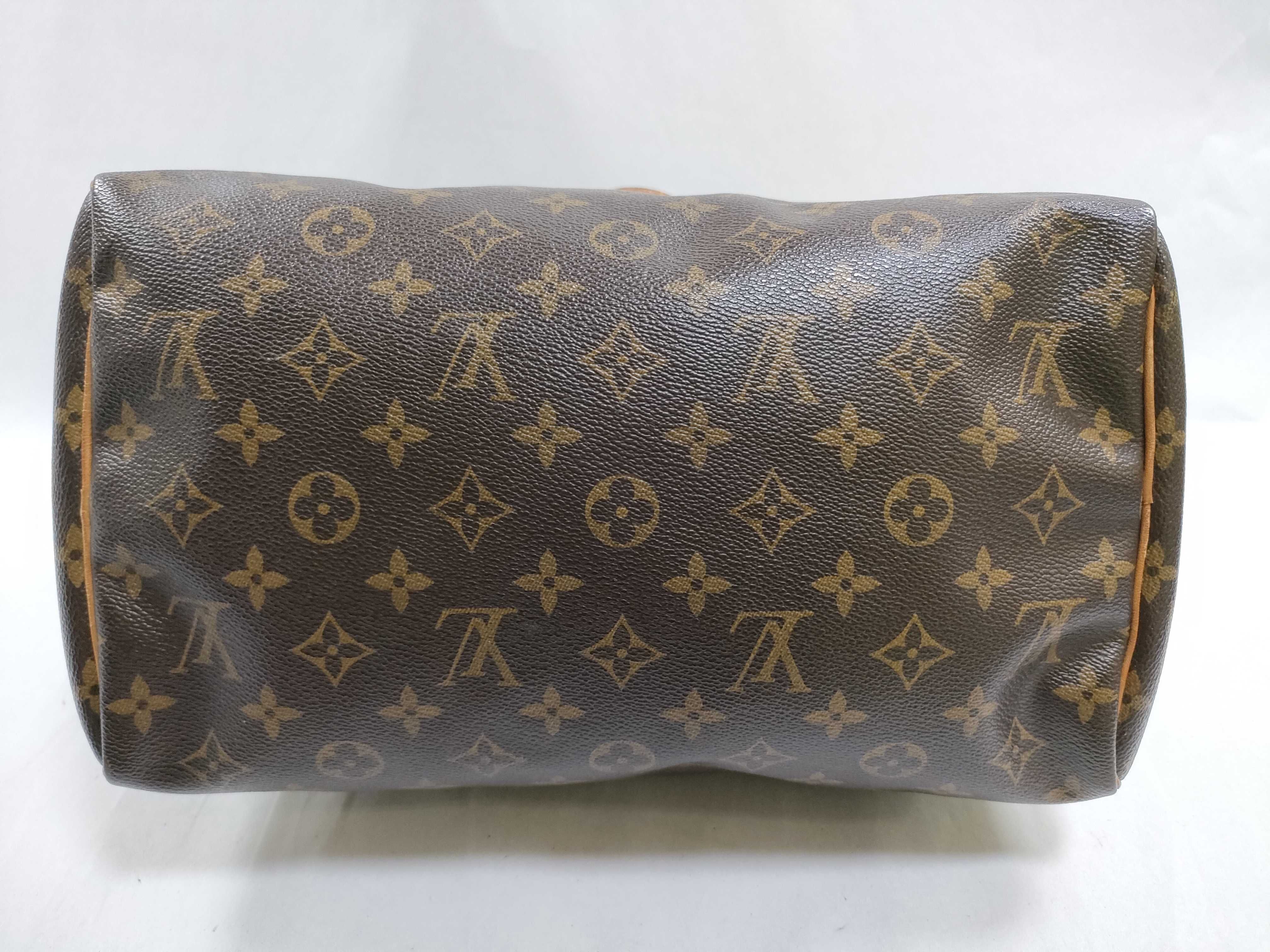 Monogram KR - Monogram Canvas Speedy 30 Tote Bag M41526 - Grade B Boston Bag — view 9