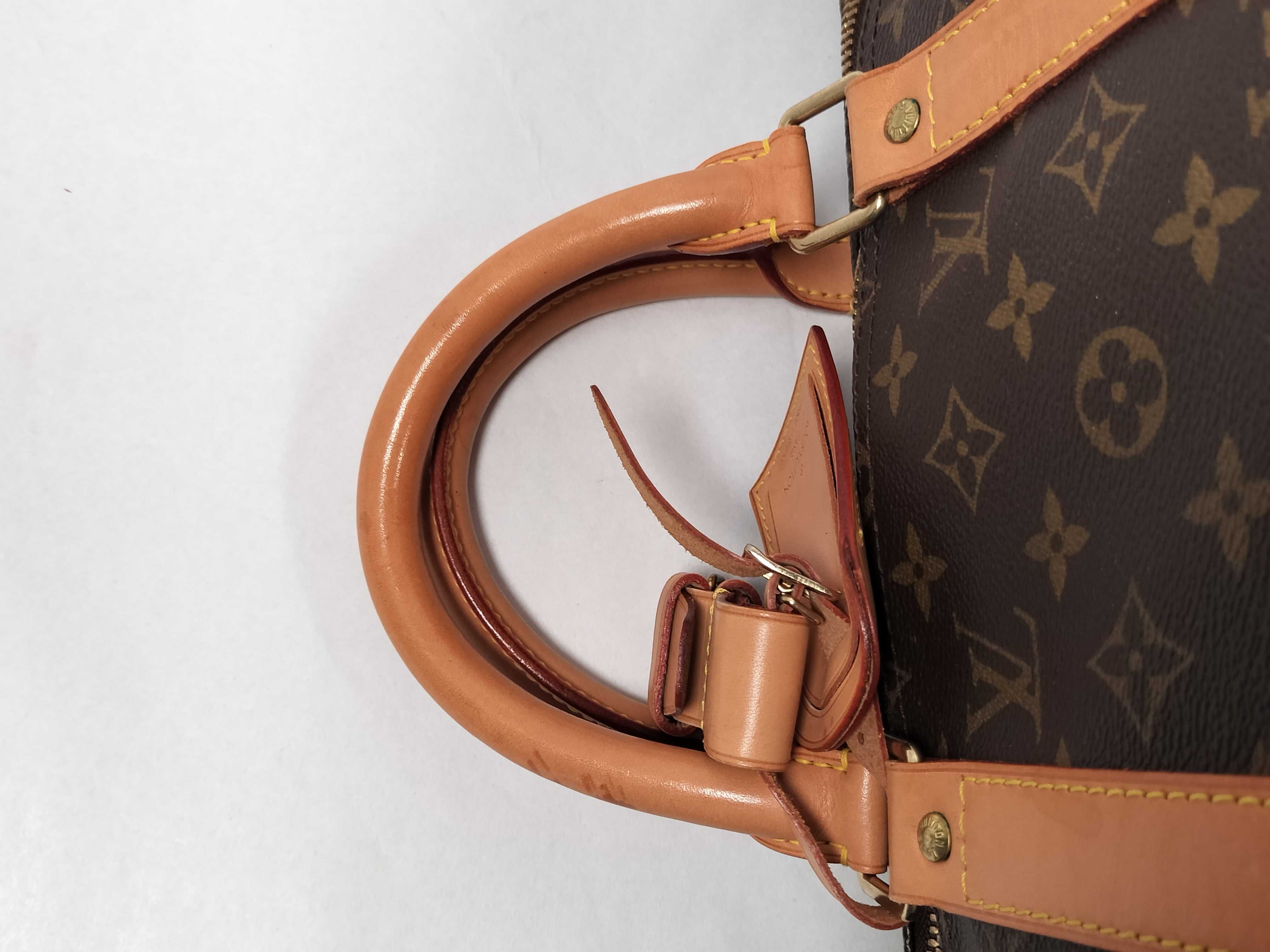 Monogram LOUIS_VUITTON M41426 Keepall 50 FL0040 Name Tag, Handle Boston Bag — view 3