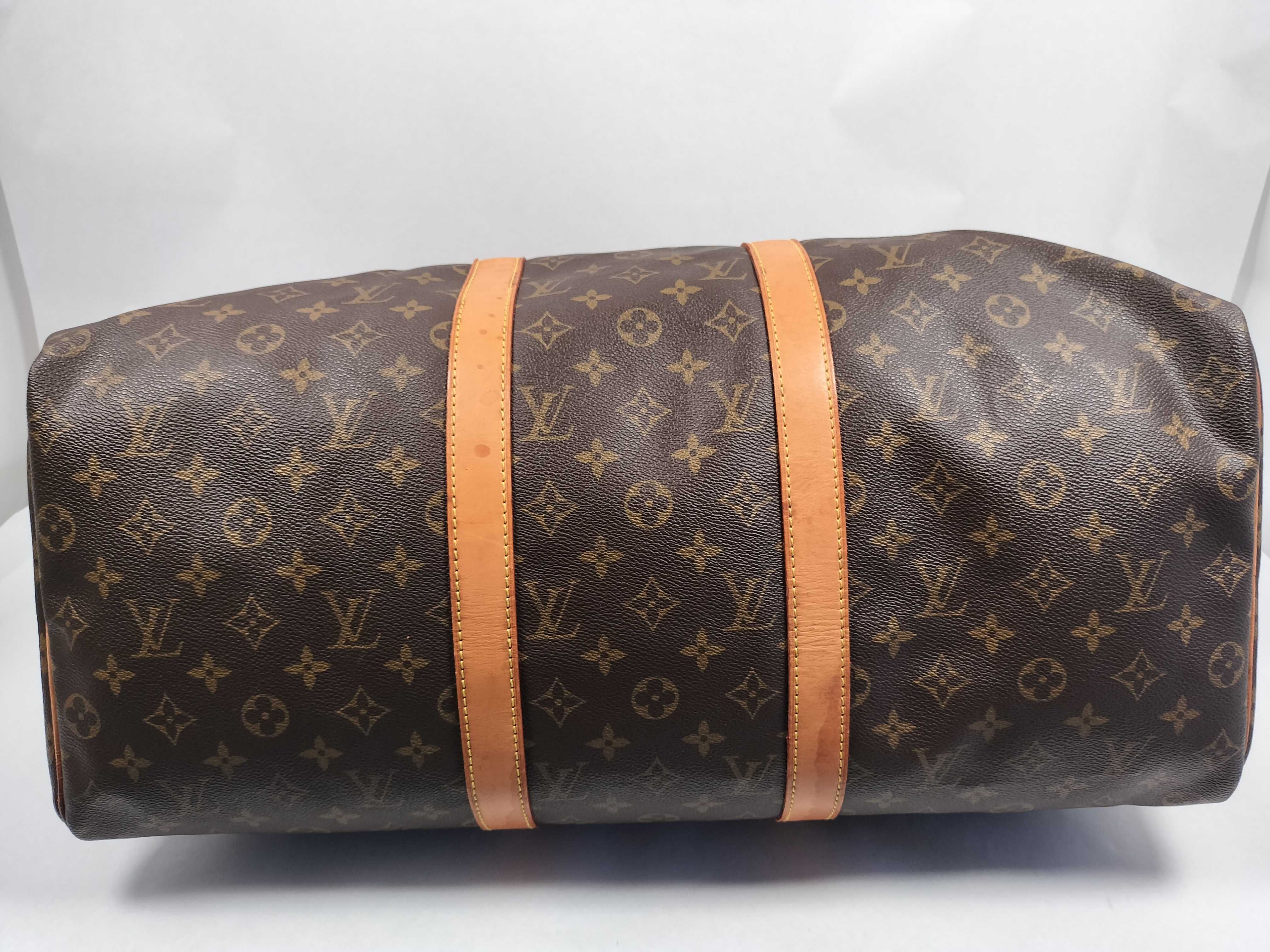Monogram LOUIS_VUITTON M41426 Keepall 50 FL0040 Name Tag, Handle Boston Bag — view 7